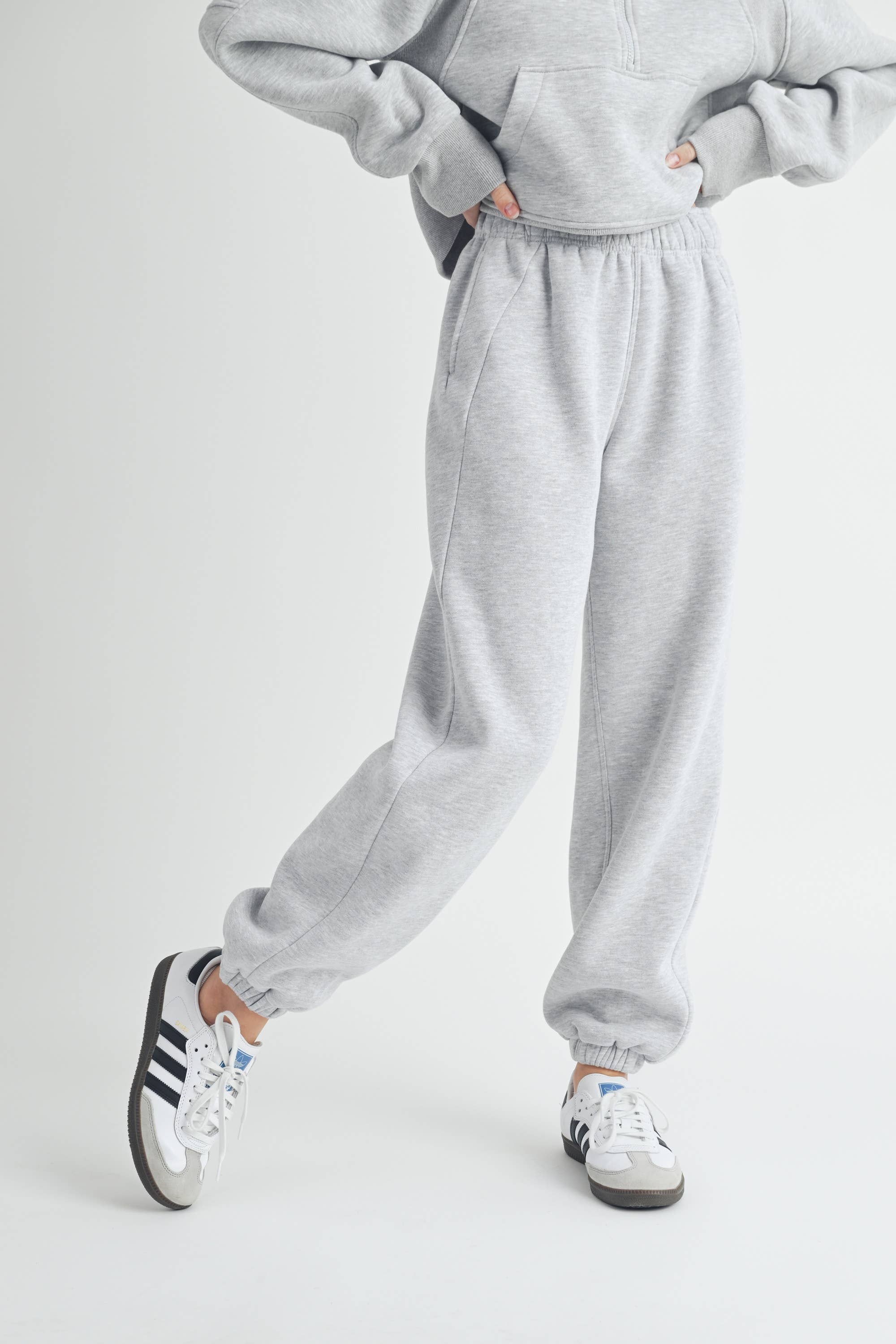 Rani Heather Grey Jogger Pants