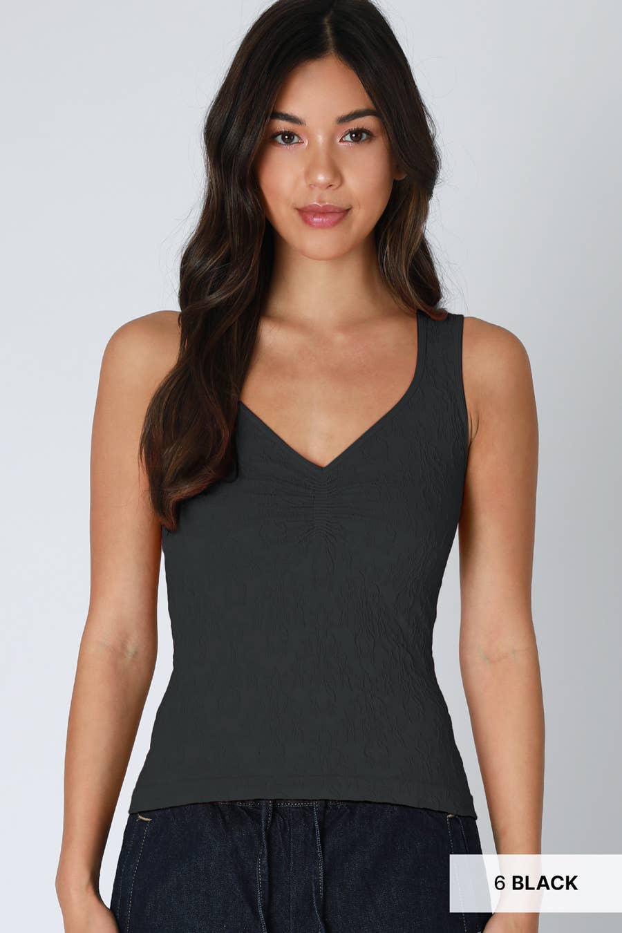 Nikibiki Black Lace Textured Sweetheart Top