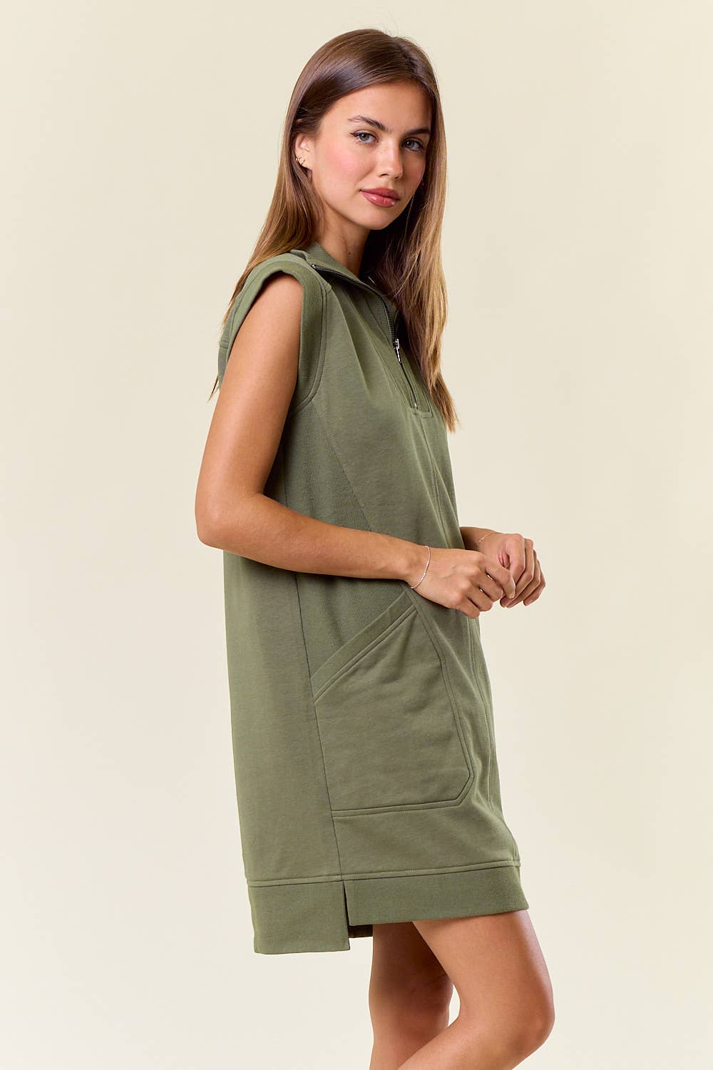 Billie Zip Mini Dress (2 Colors!)