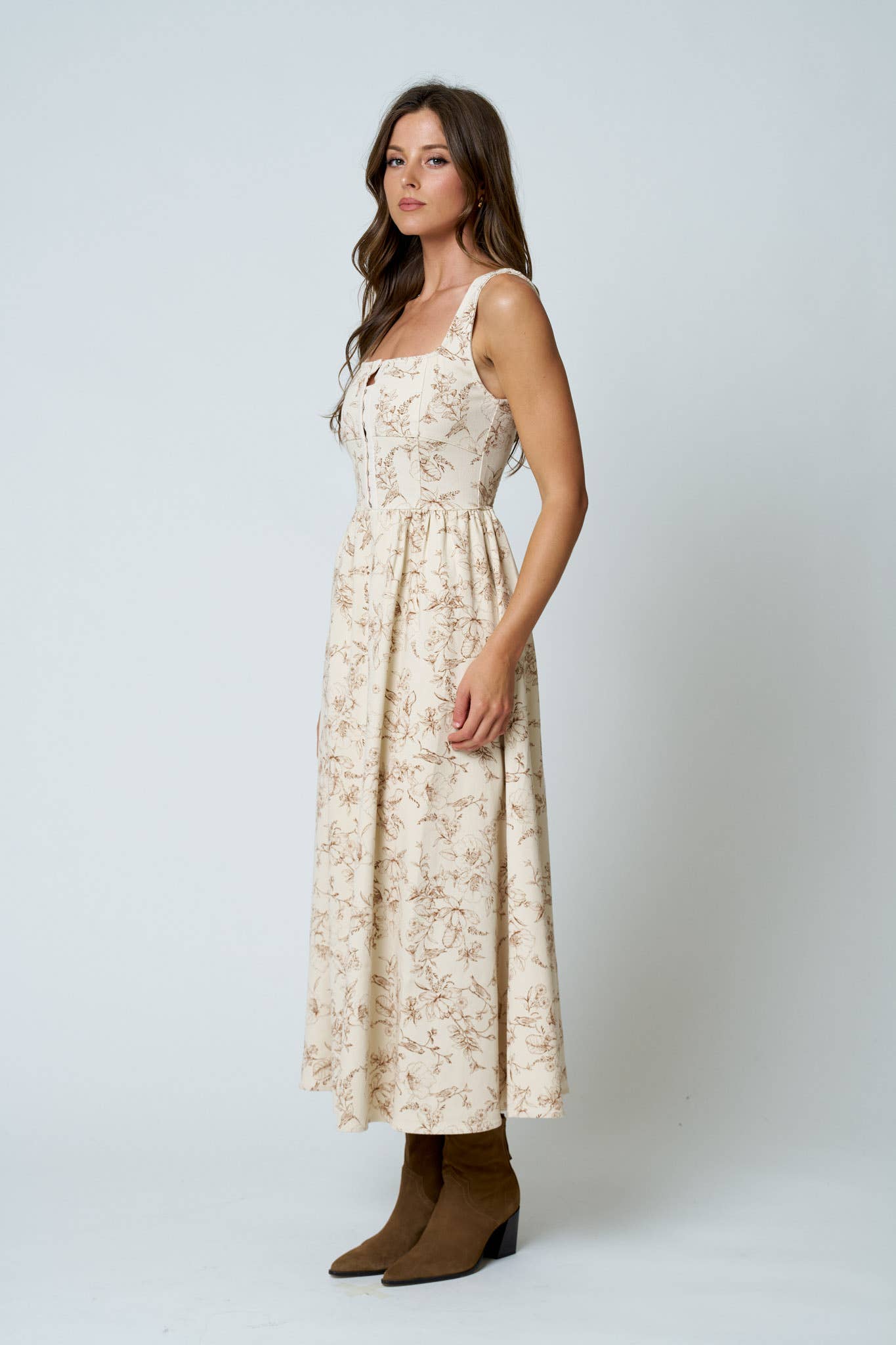 Gerla Floral Midi Dress
