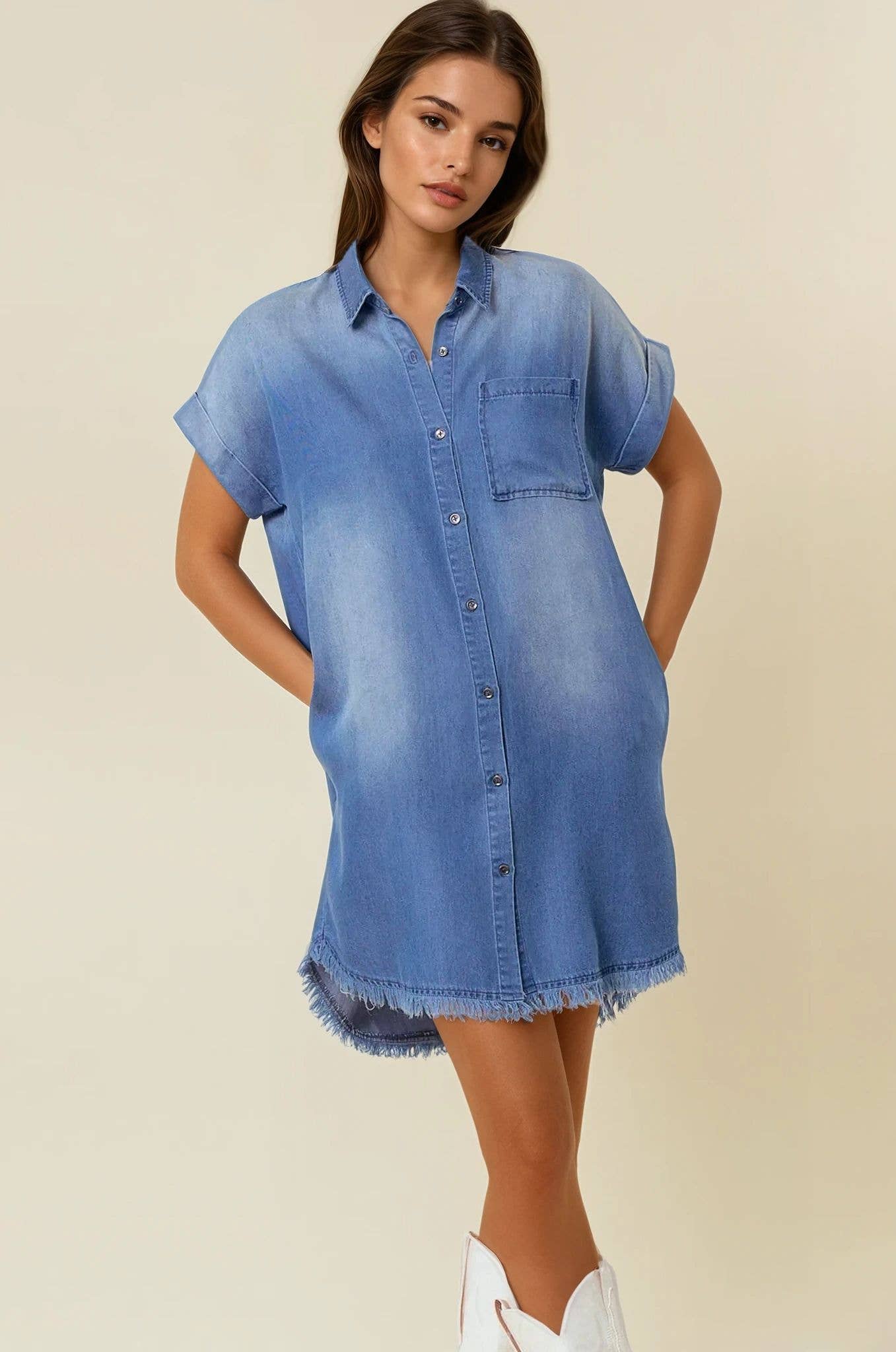 Baxter Mini Denim Dress