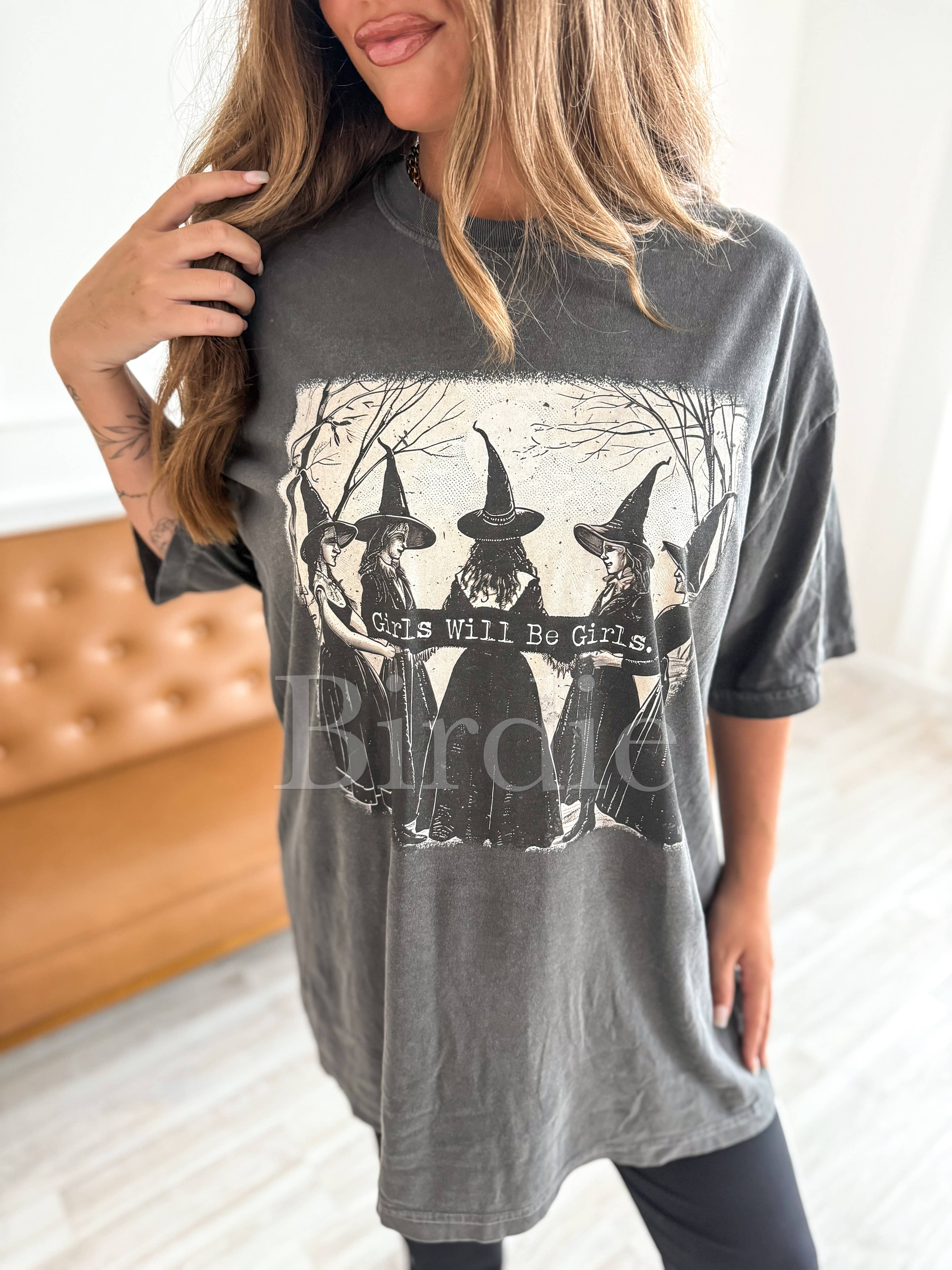 "Girls Will Be Girls" Graphic Tee- Small-XL!  PREORDER SHIPS 10/5