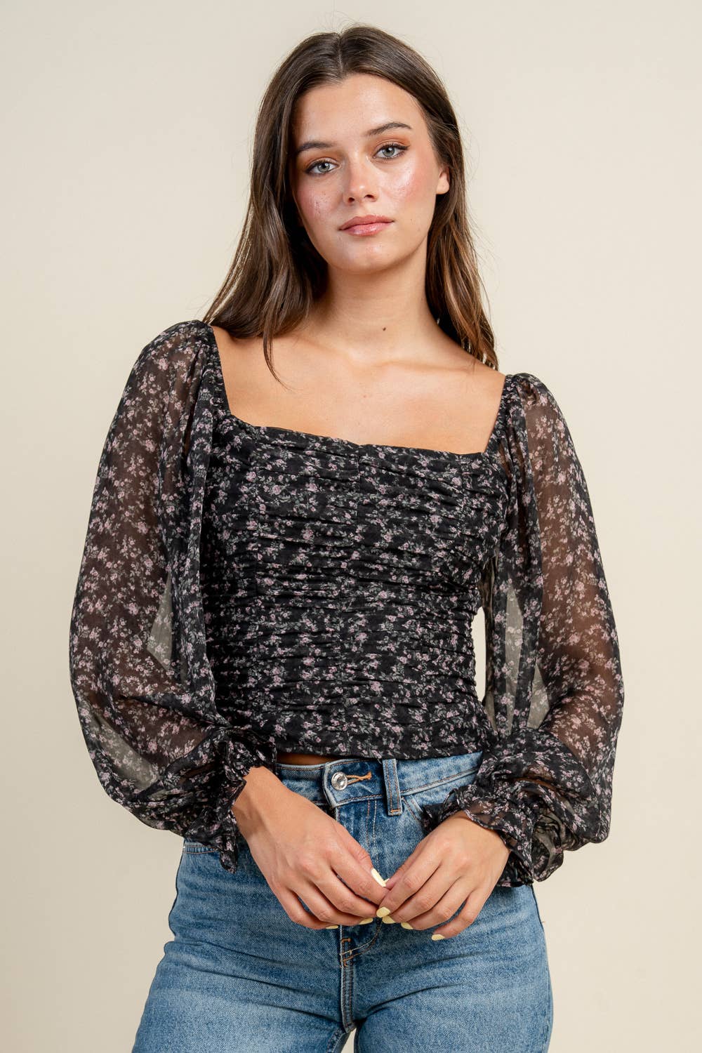 Sofia Mesh Blouse