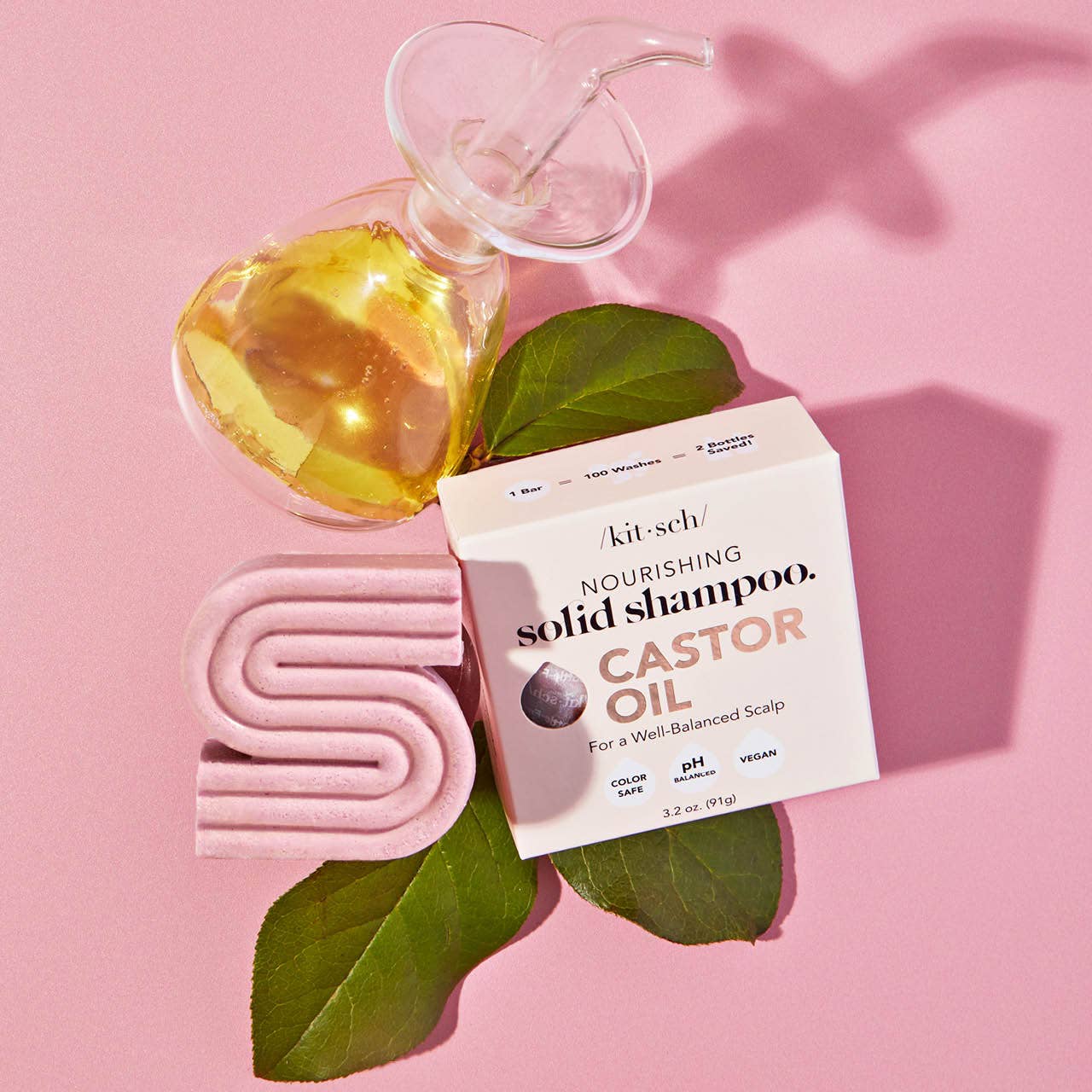 KITSCH Castor Oil Nourishing Shampoo Bar
