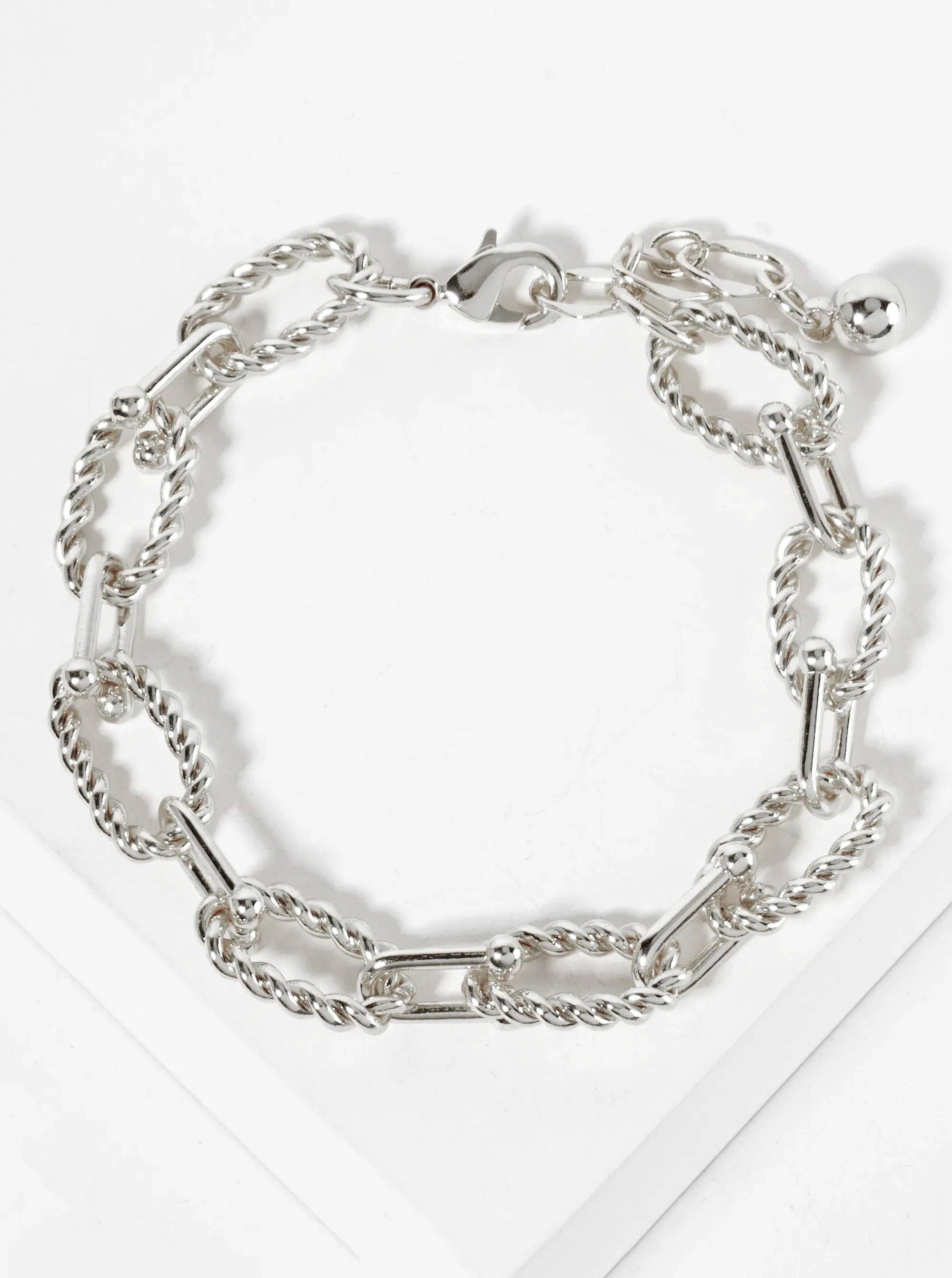 Yew 18K-Gold-Dipped Rope Chain Bracelet