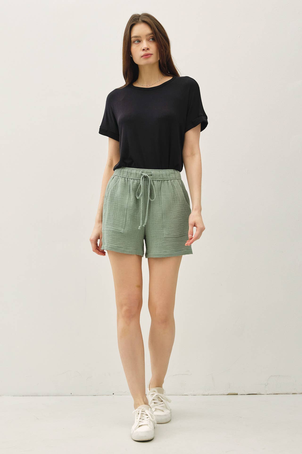 Toya Cotton Gauze Shorts
