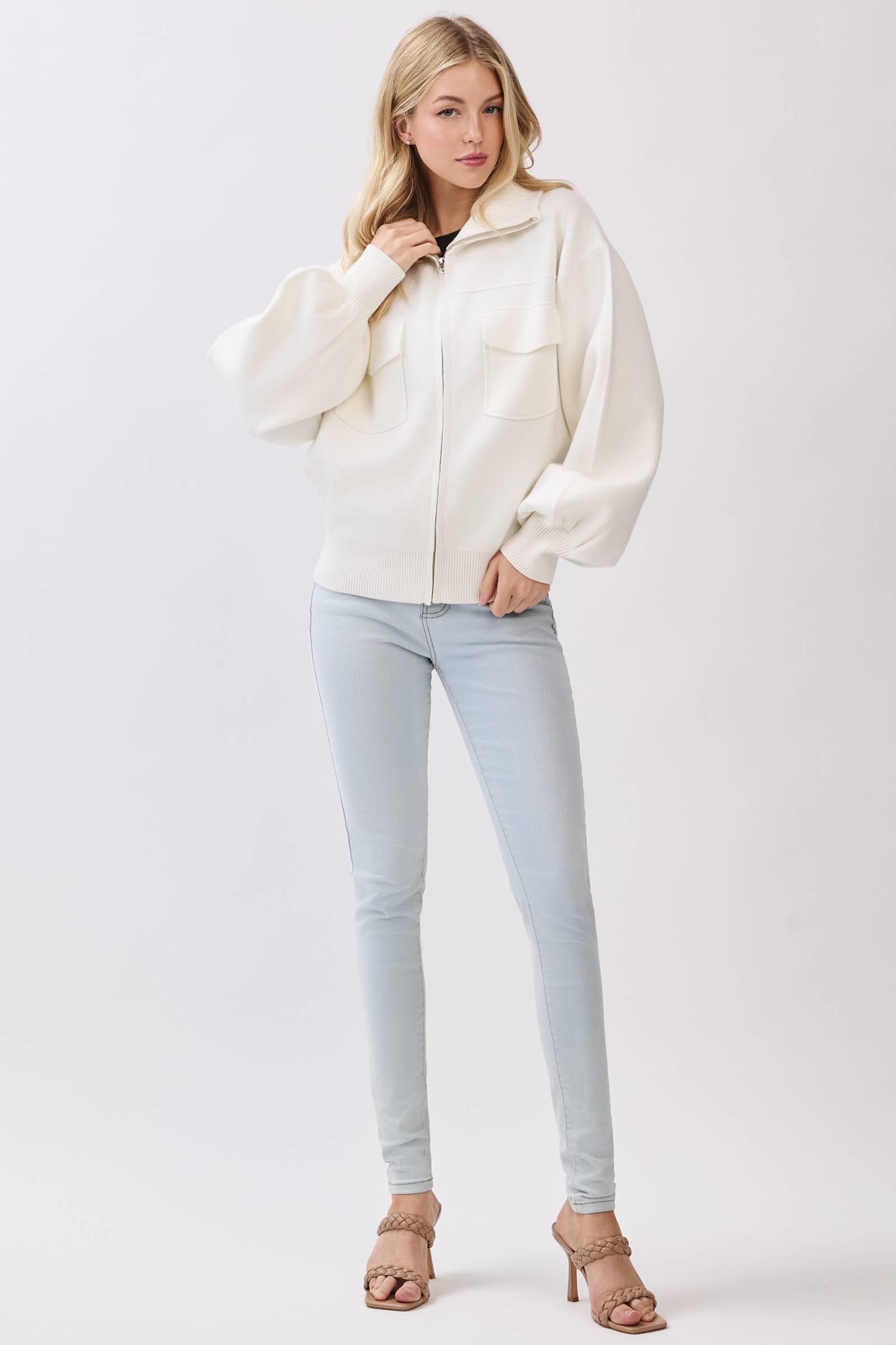 Vayle Sweater Bomber Jacket