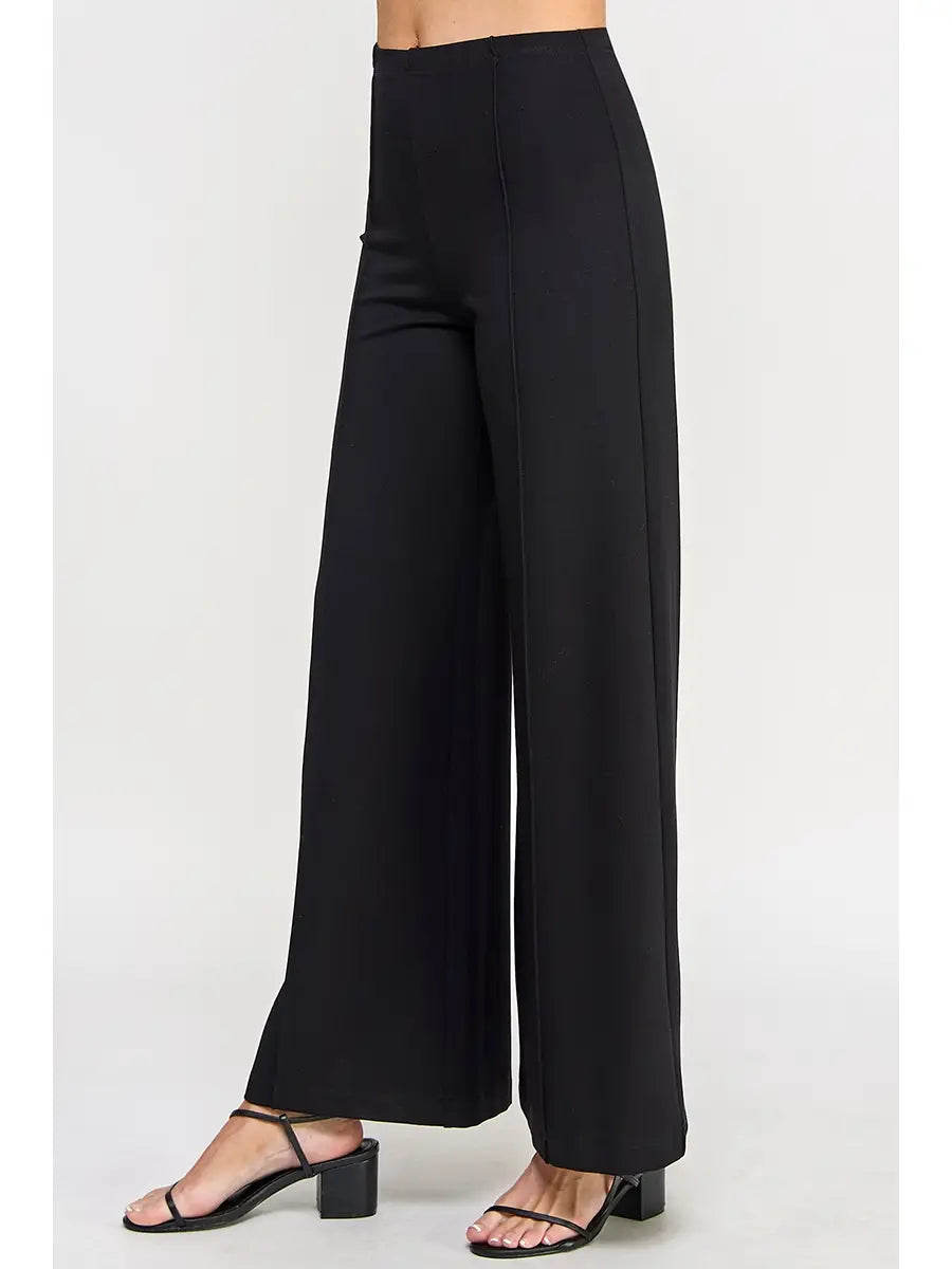 Margaret Wide Leg Ponte Pant