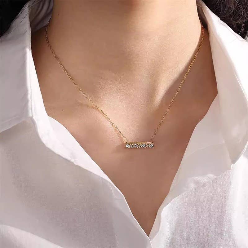 Fia Bar Necklace