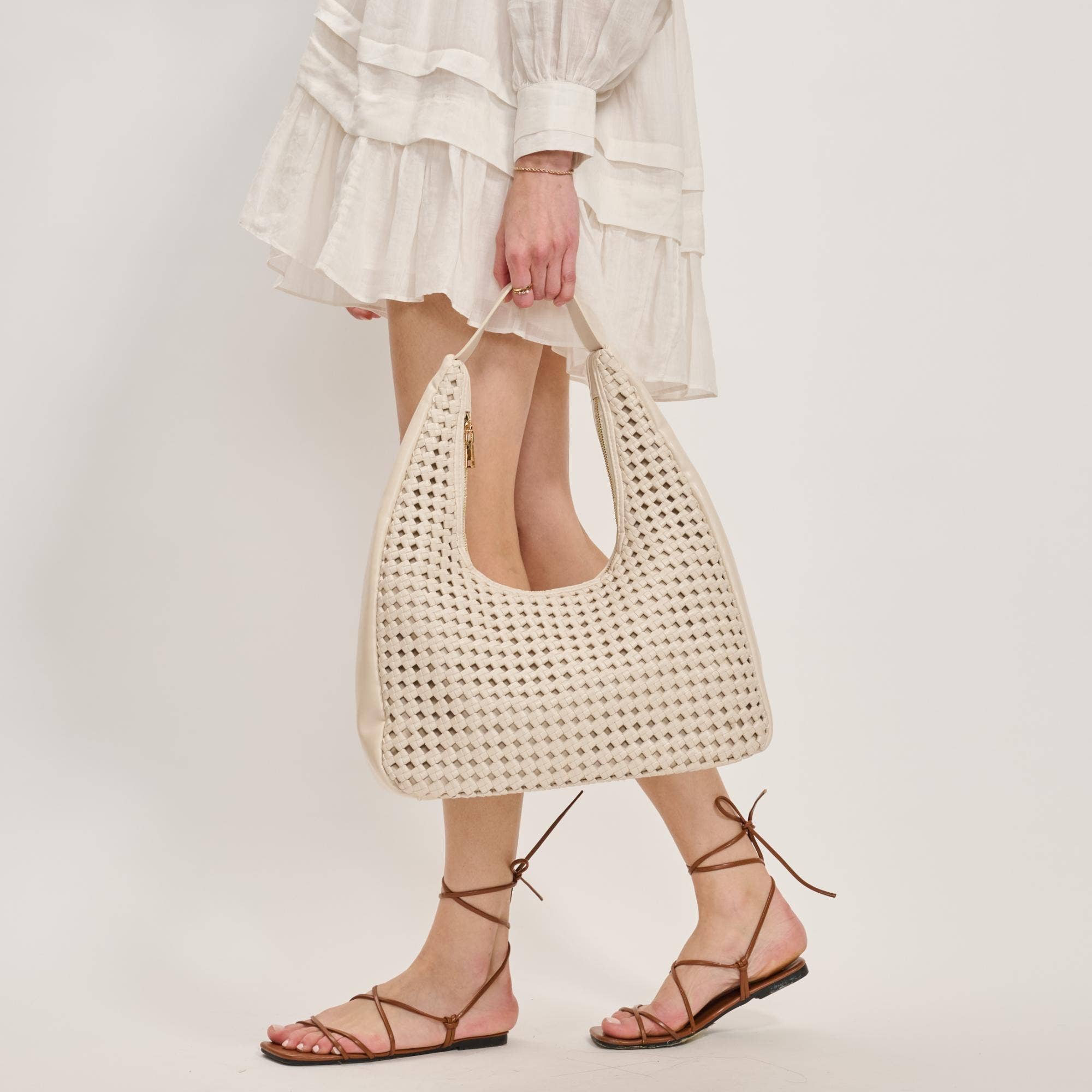 Renne Knot Woven Hobo