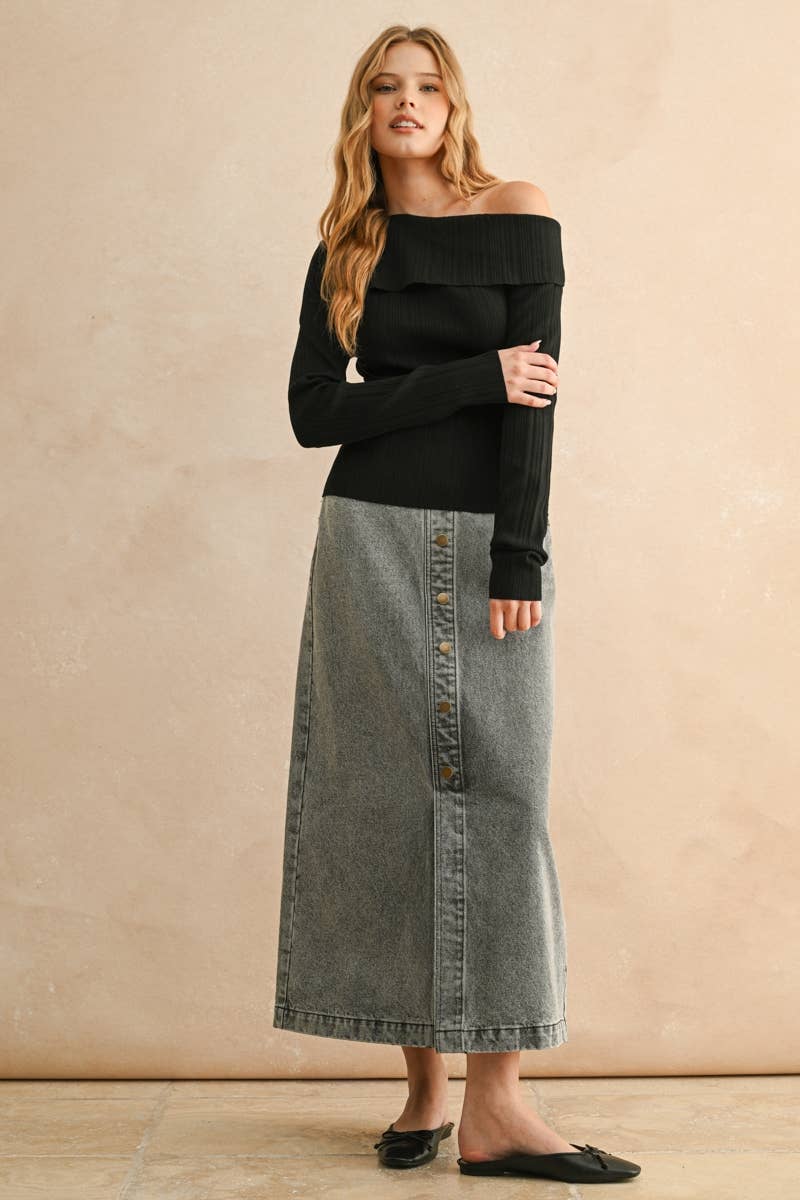 Elain Off Shoulder Top -In stores 10/10!
