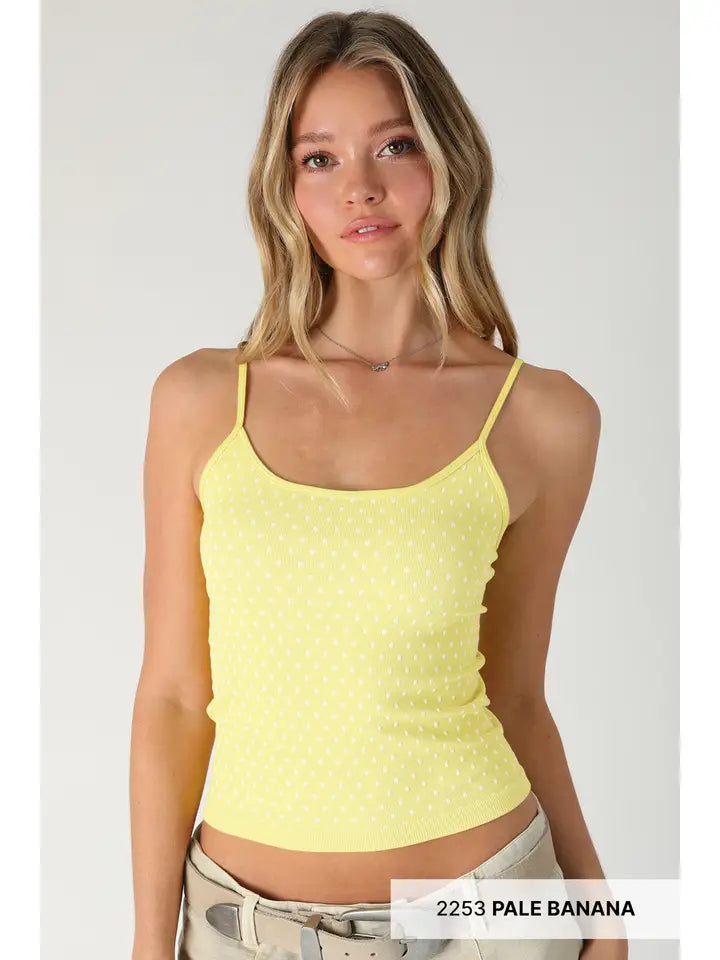 NIKIBIKI Polka Dot Camisole Tank (2 Colors!)
