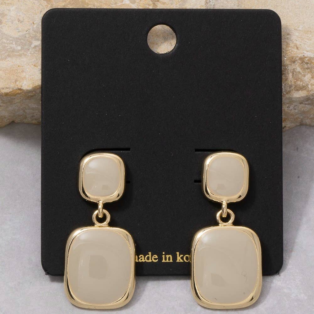 Blaine Stone Drop Earrings