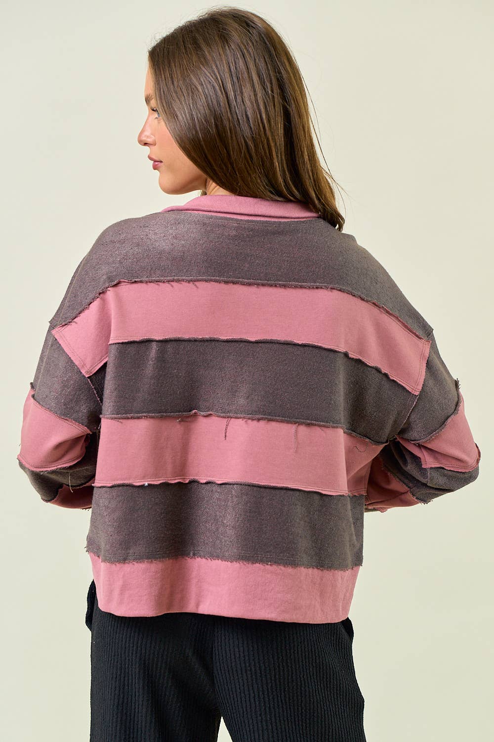 Lafner Terry Colorblock Top