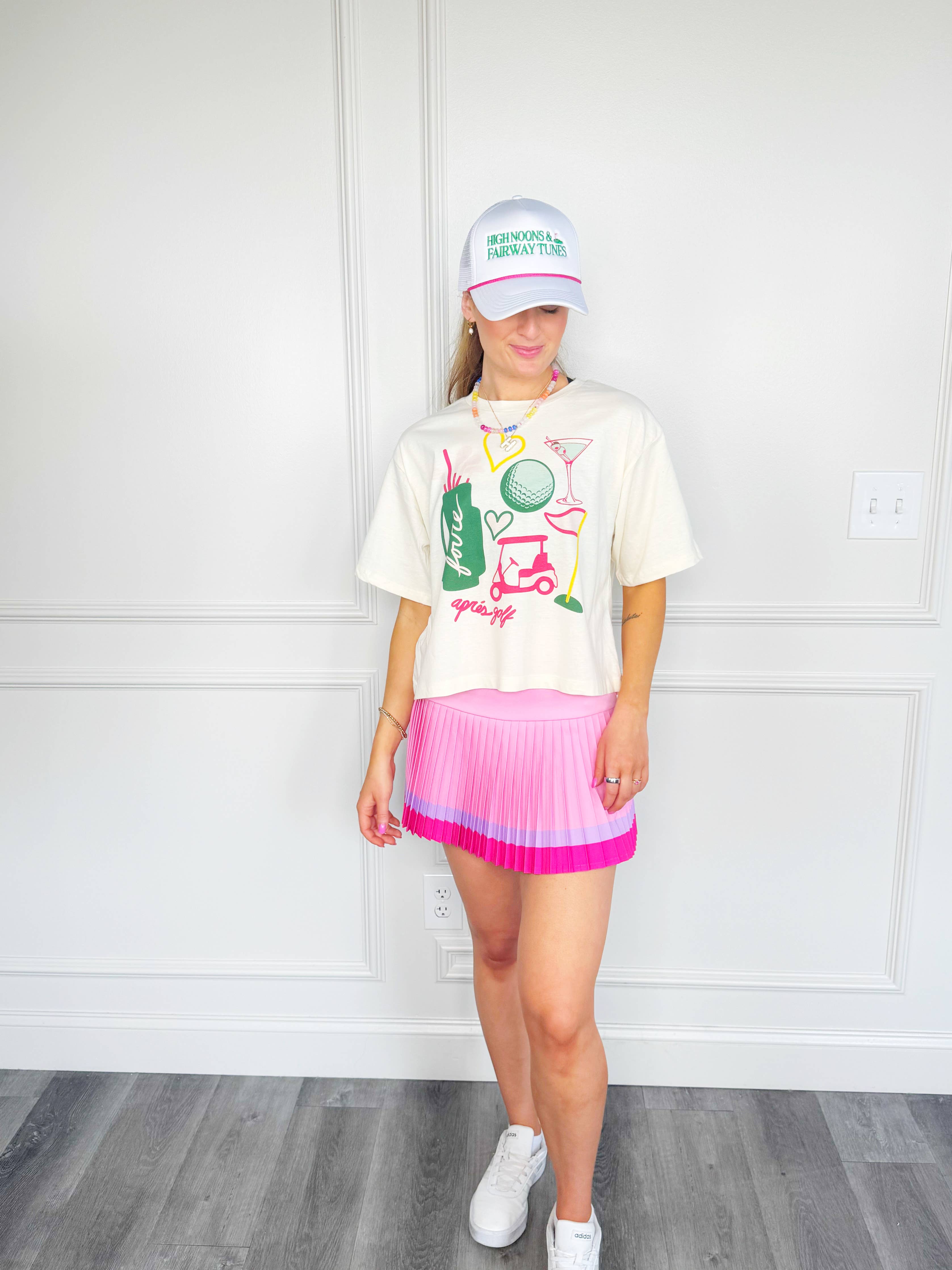 Golf Collage Cropped Tee
