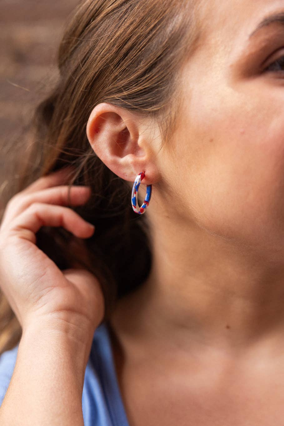 Cam Mini Hoop Earrings