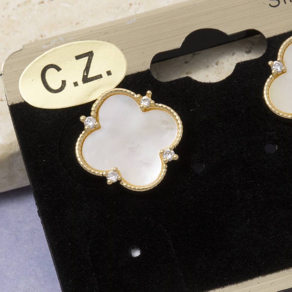 Barry Clover Stud Earrings