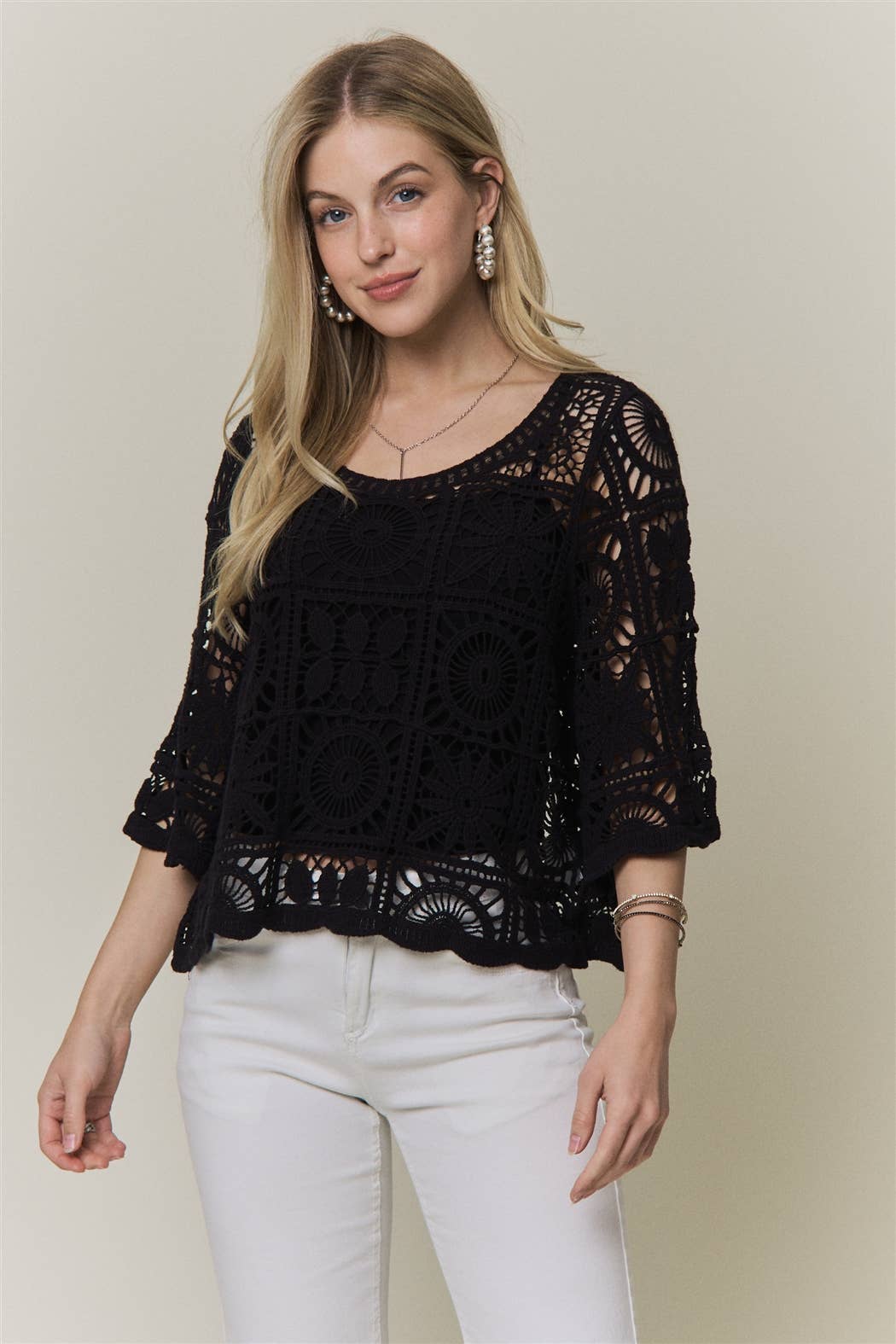 Jordyna Crochet Top