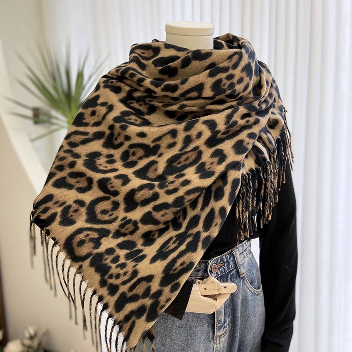 Blocker Leopard Print Scarf PREORDER