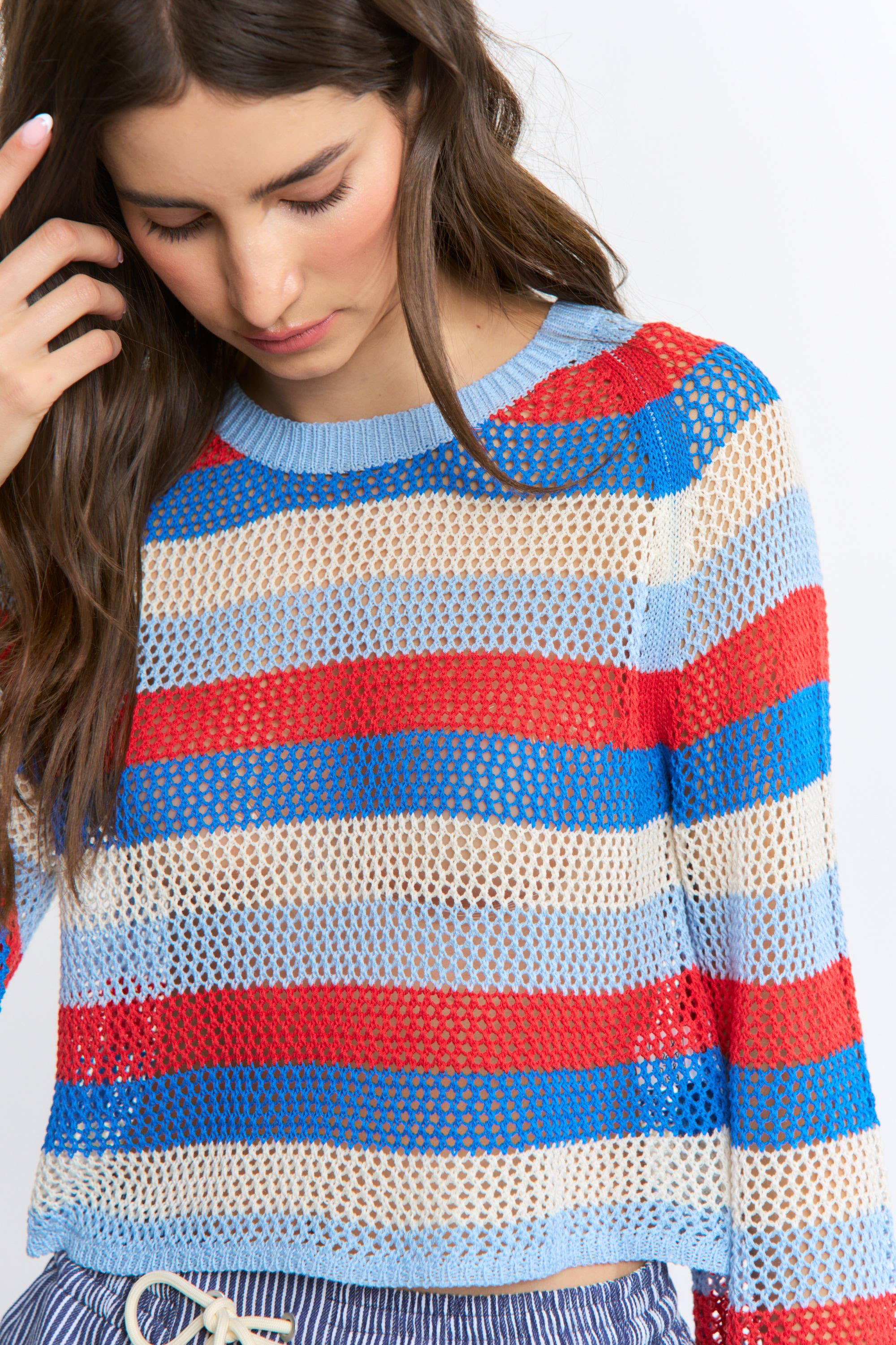 Hota Striped Knit Sweater PREORDER