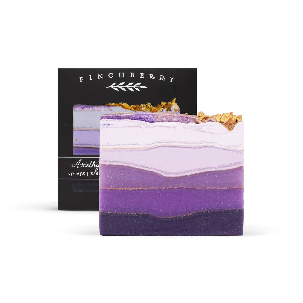 Amethyst Rejuvenating Vegan Boxed Soap