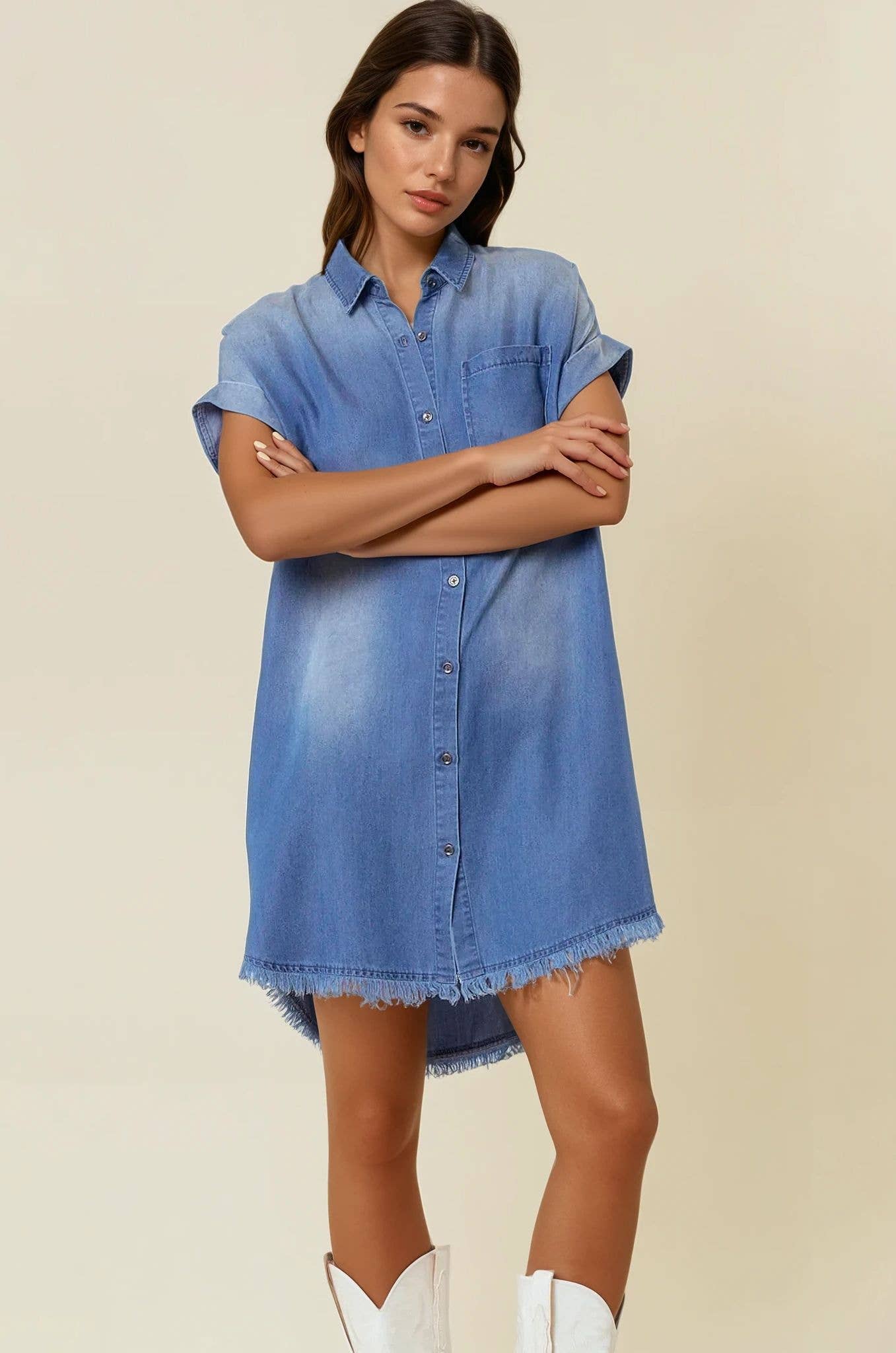 Baxter Mini Denim Dress