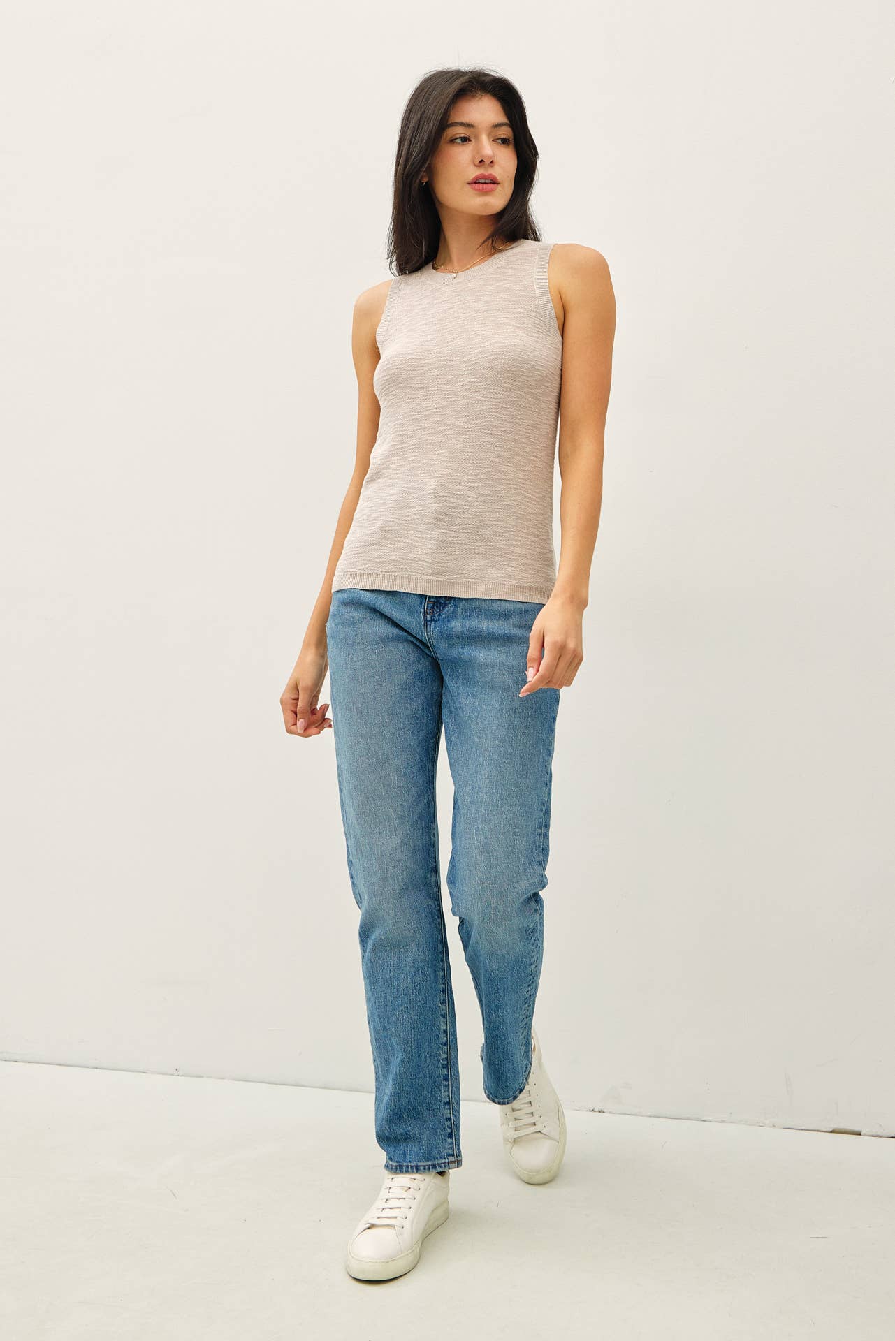 Tiffany Slub Knit Tank Top