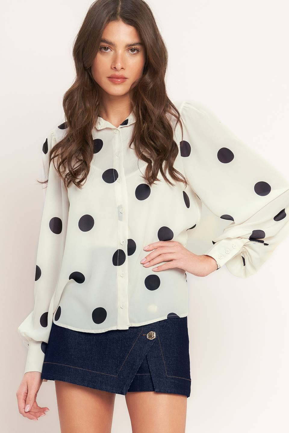 Gavin Polka Dot Blouse