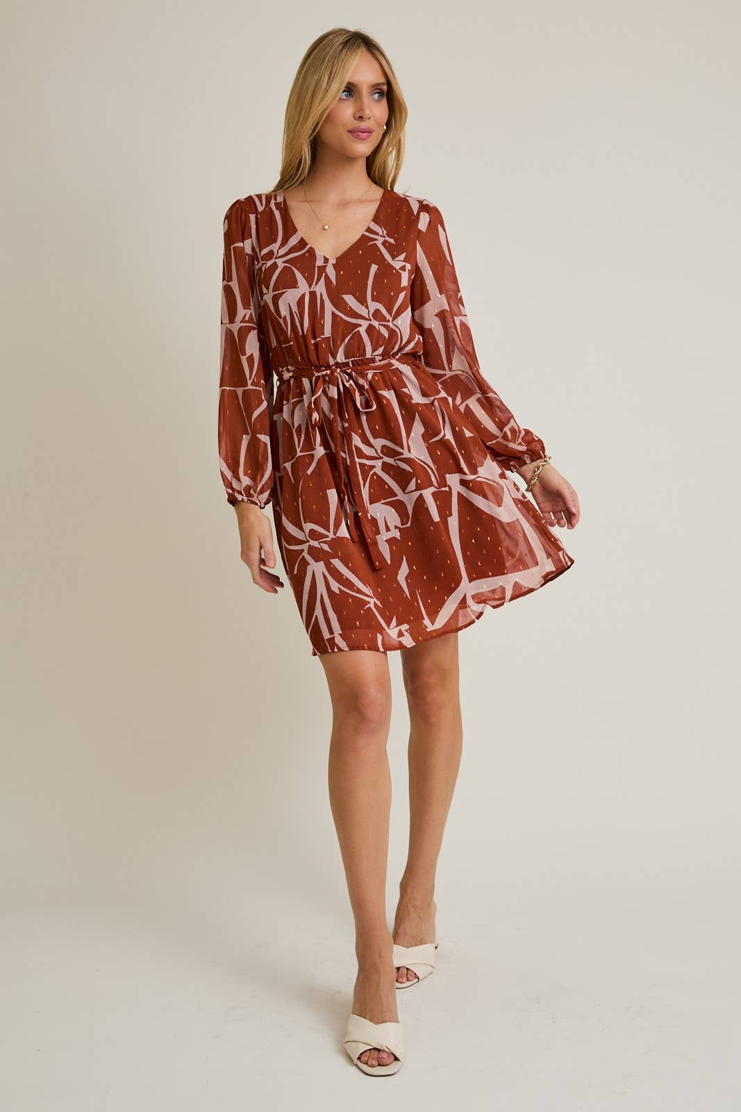 Louis Print Mini Dress