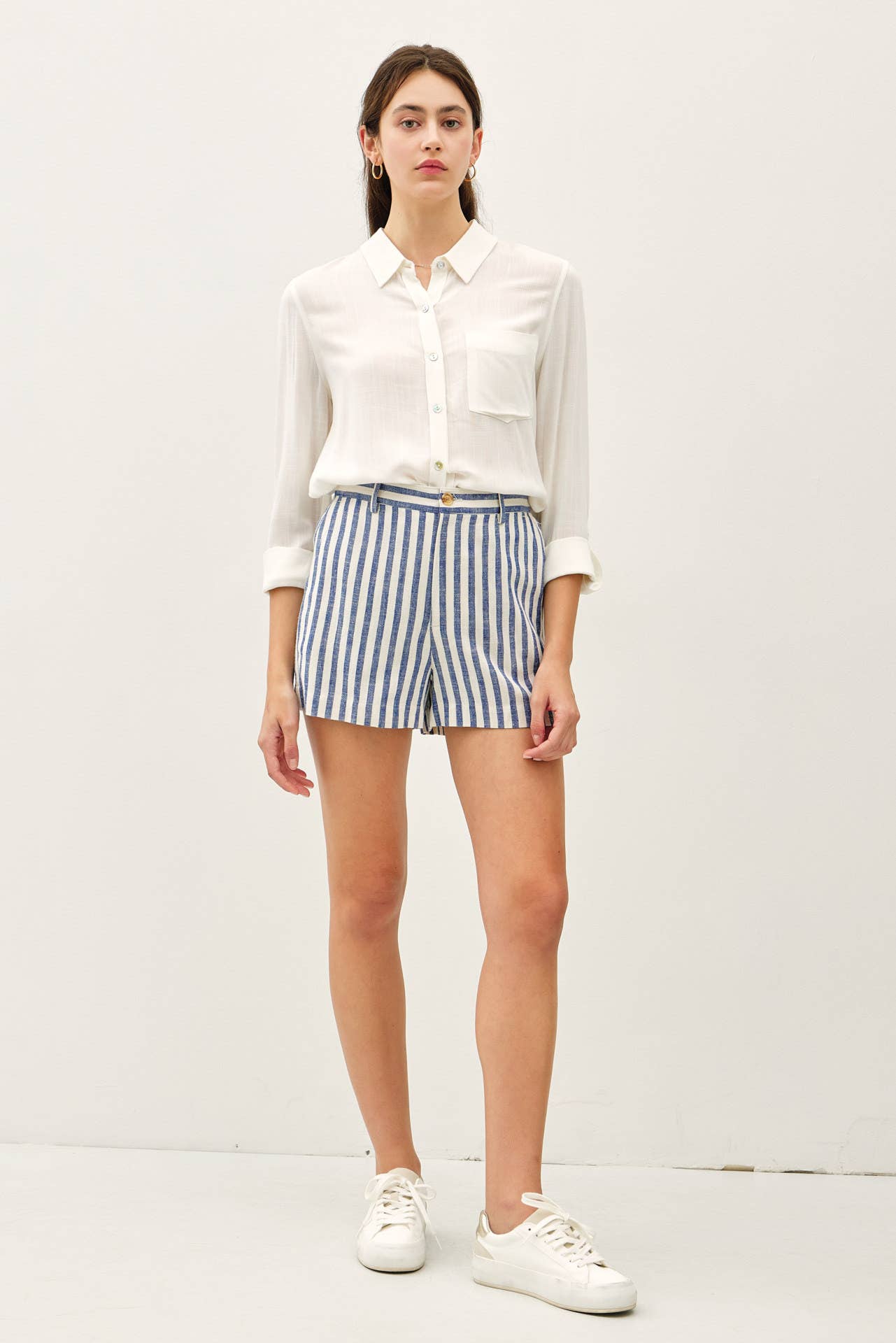 Teaghan Striped Shorts