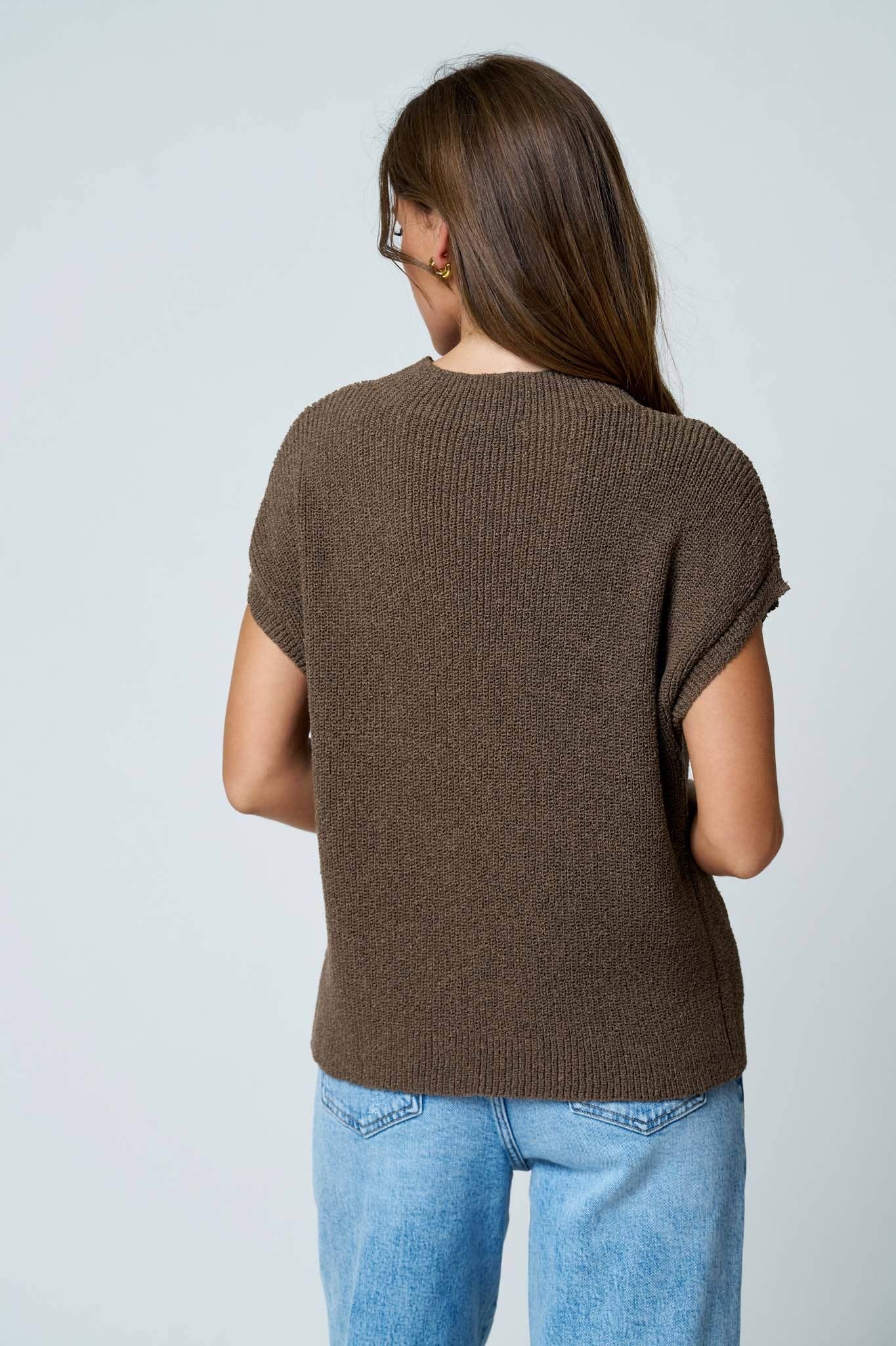 Deitz Short Sleeve Sweater Top (2 Colors!) PREORDER