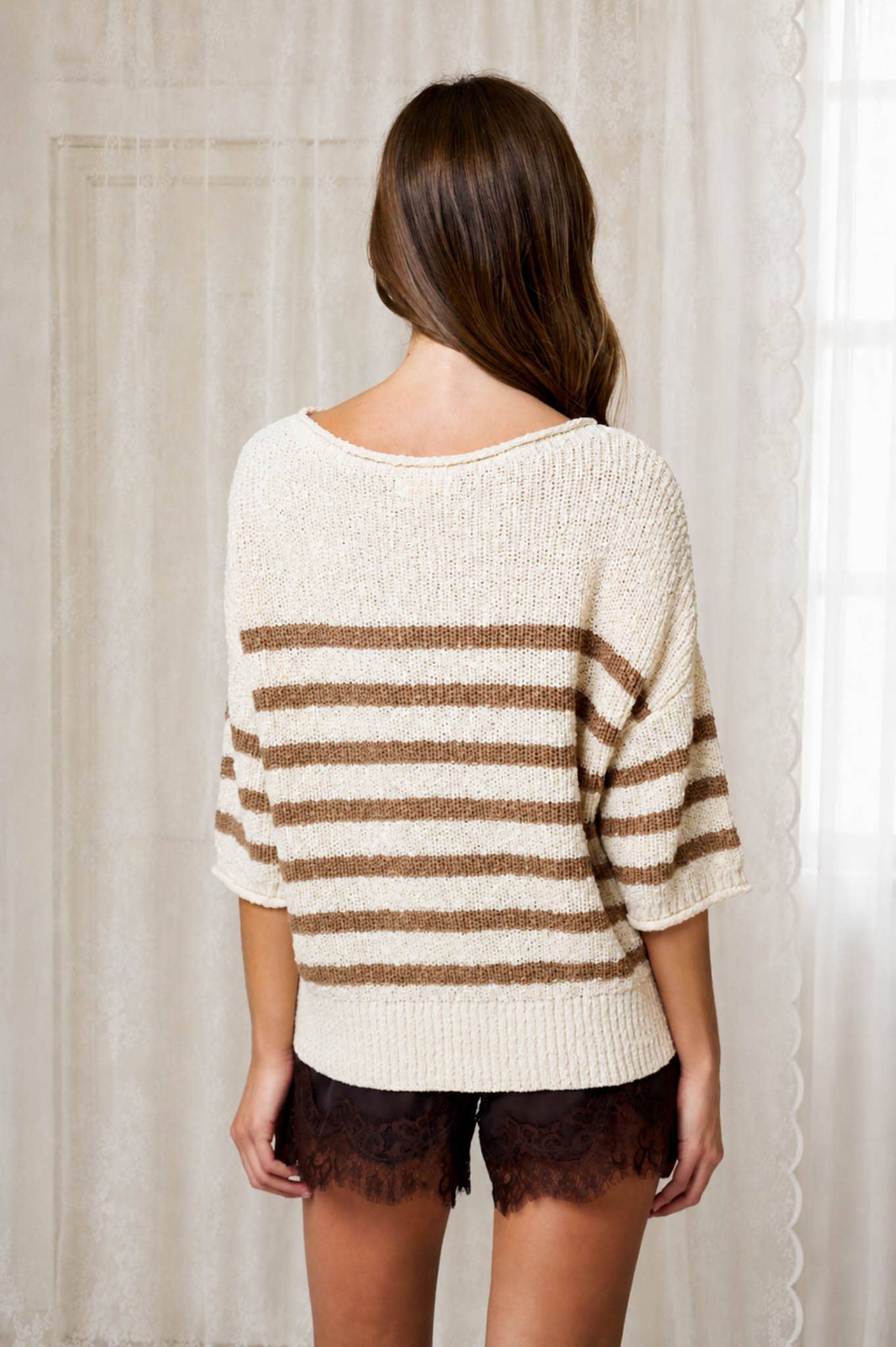 Arthur Stripe Knit Sweater Top