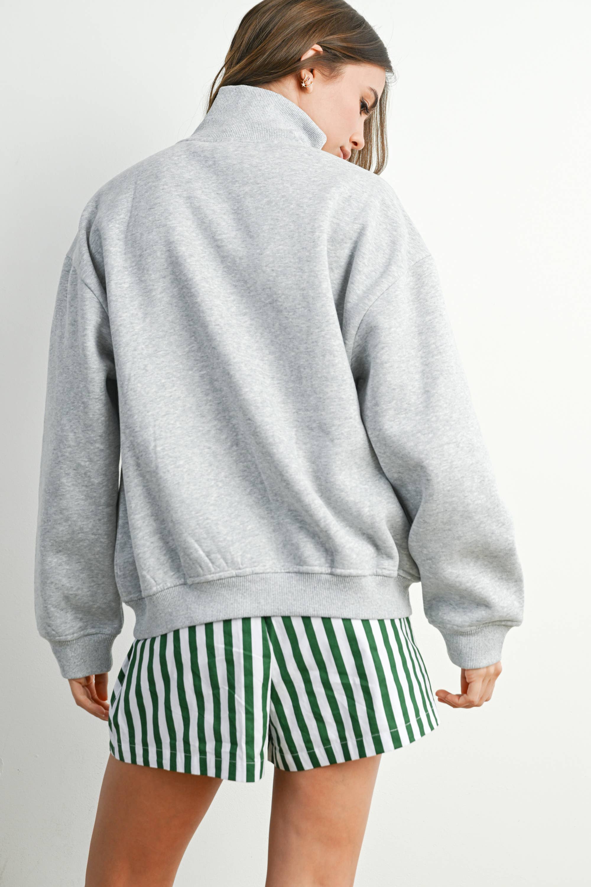 Morton Quarter Zip Long Sleeve Top