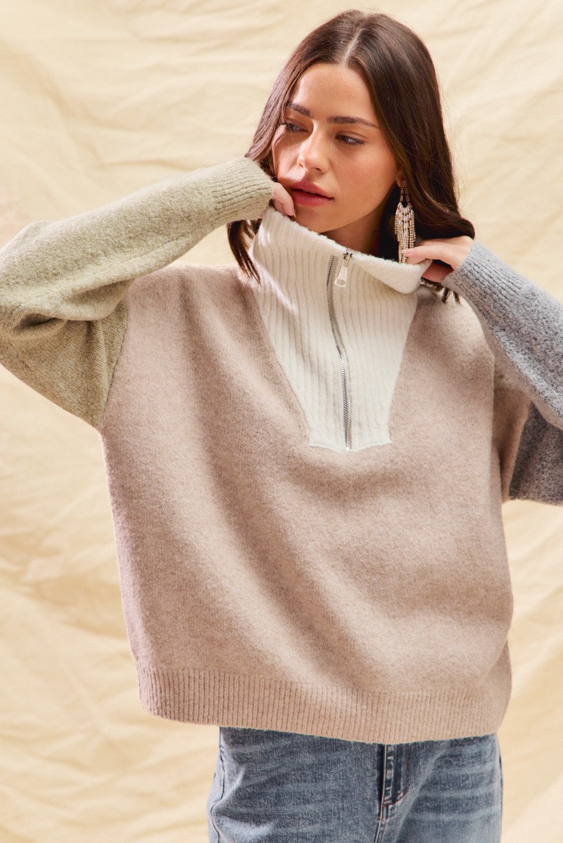 Brent Colorblock Sweater