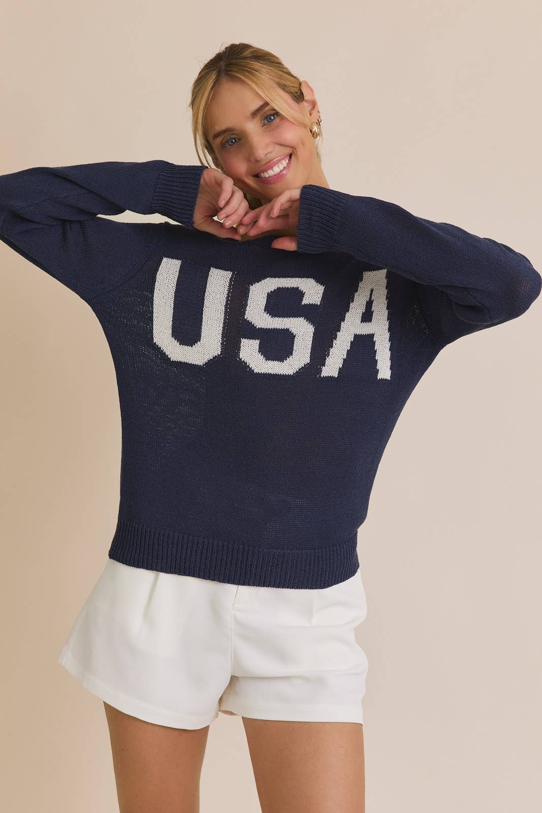 USA Crew Neck Sweater