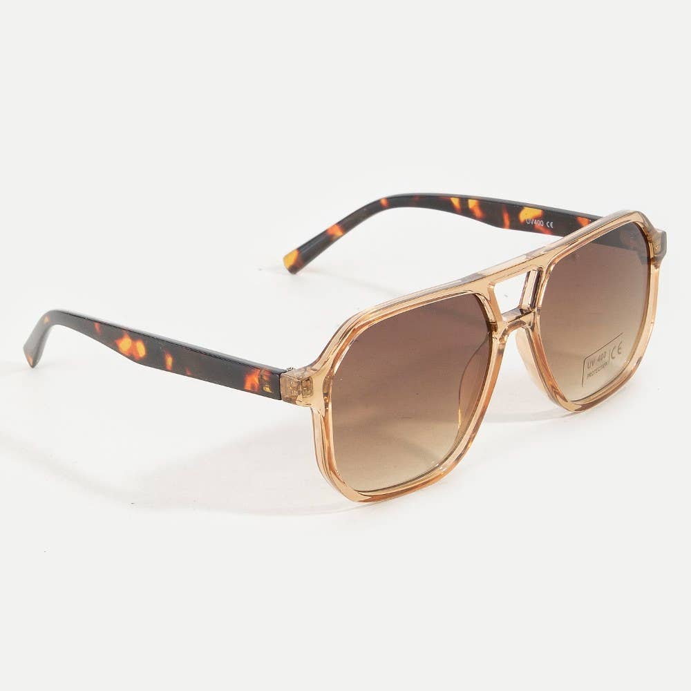 Sava Acetate Square Sunglasses Set