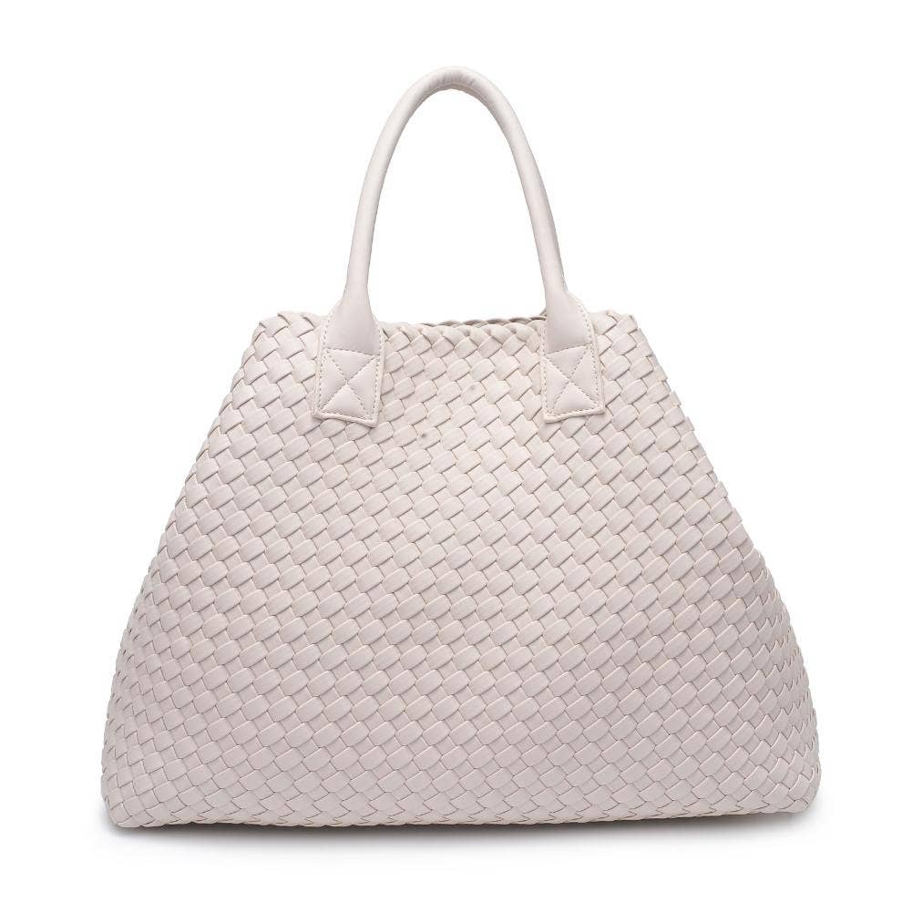 Ithaca Woven Vegan Leather Tote (3 Colors!)