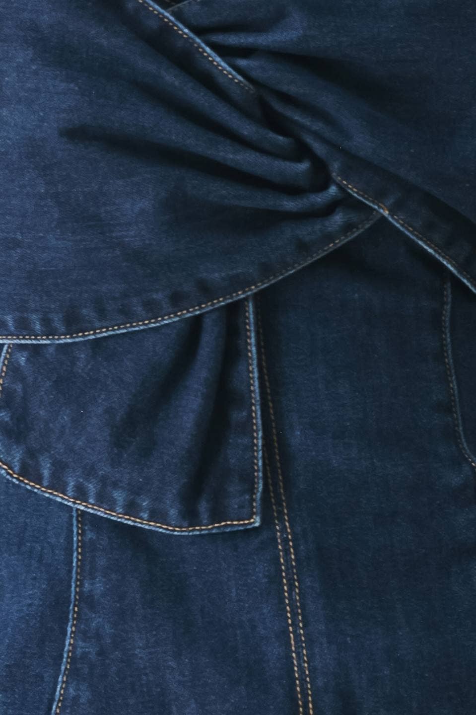 Briana Denim Twist Tank