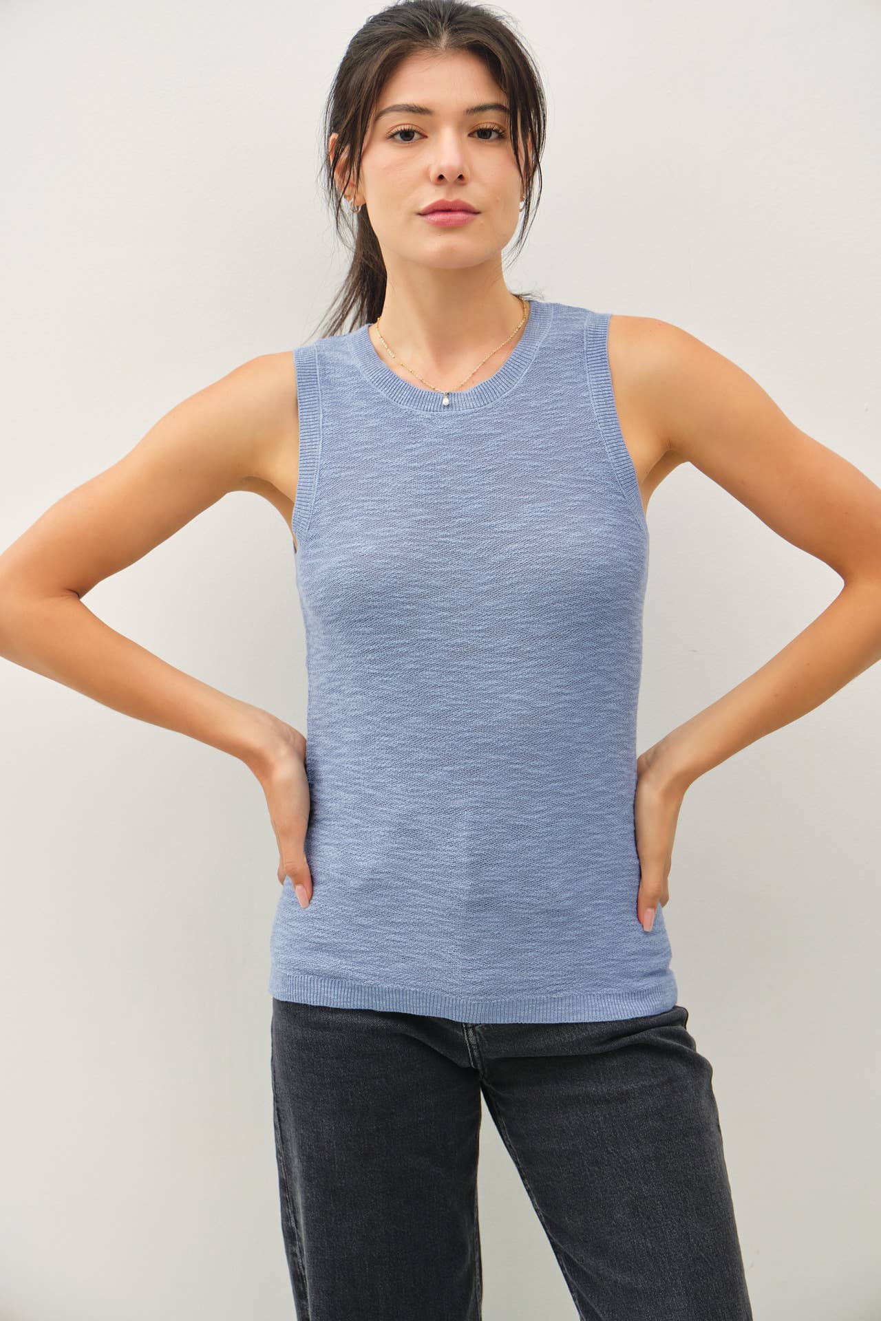 Tiffany Slub Knit Tank Top