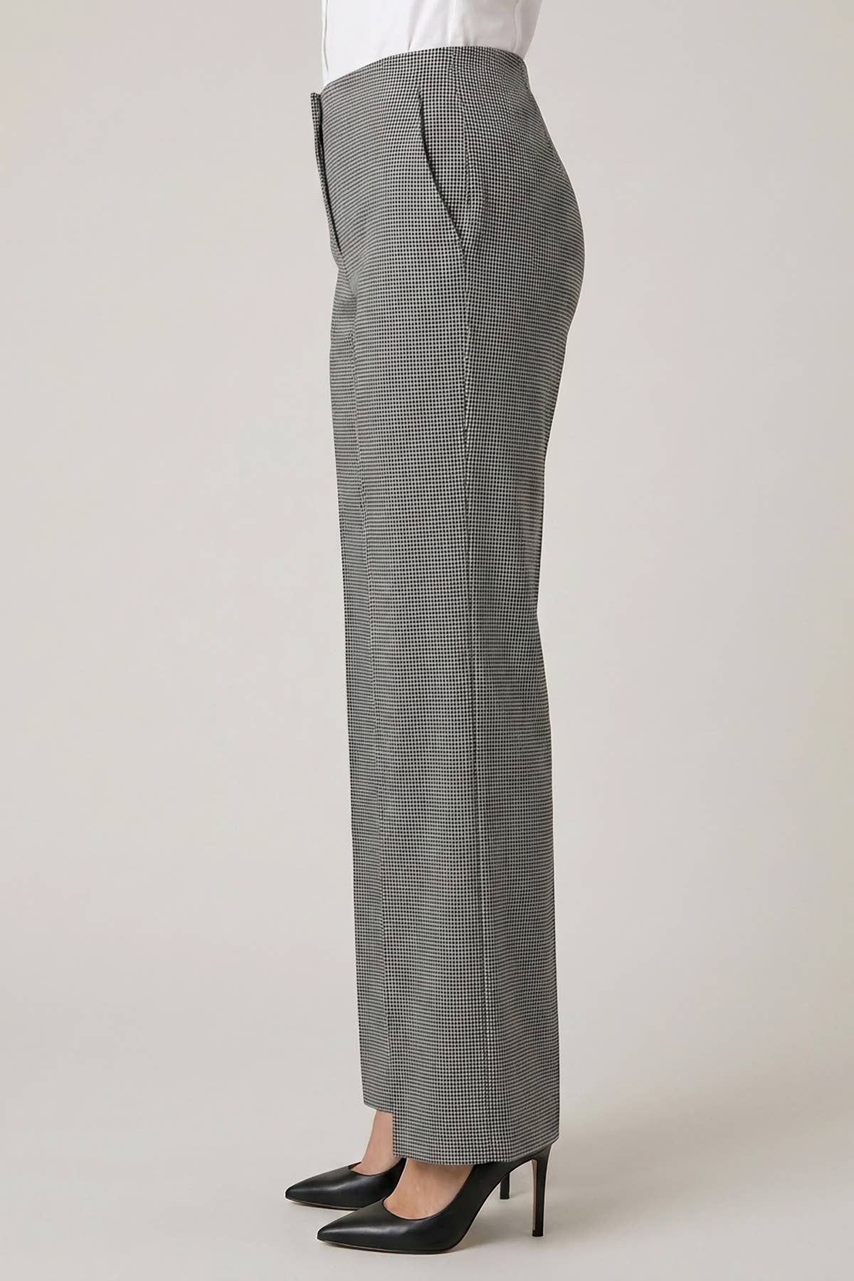 Drestin Houndstooth Straight Pants