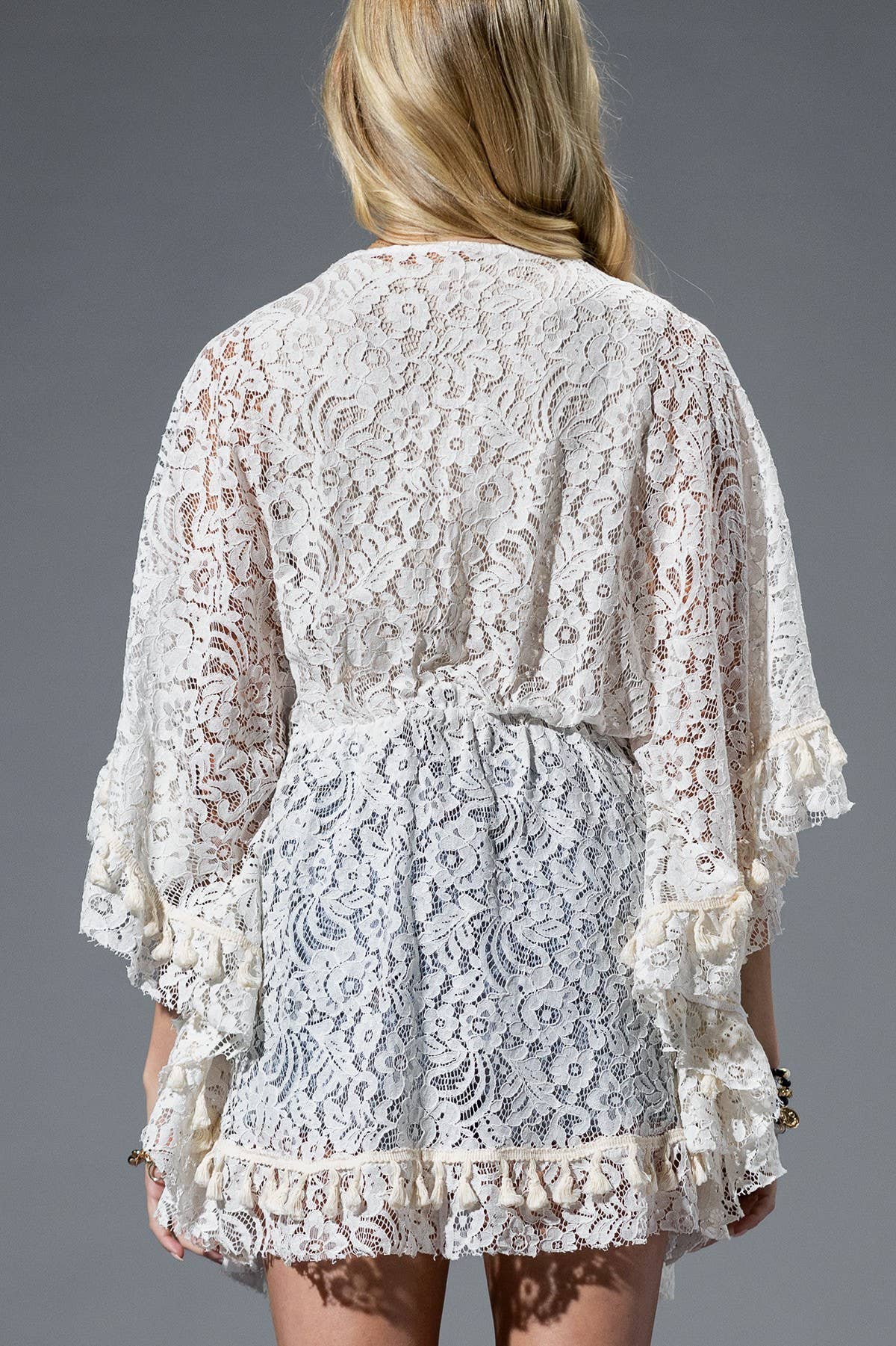 Homan Lace Cover-Up Kimono