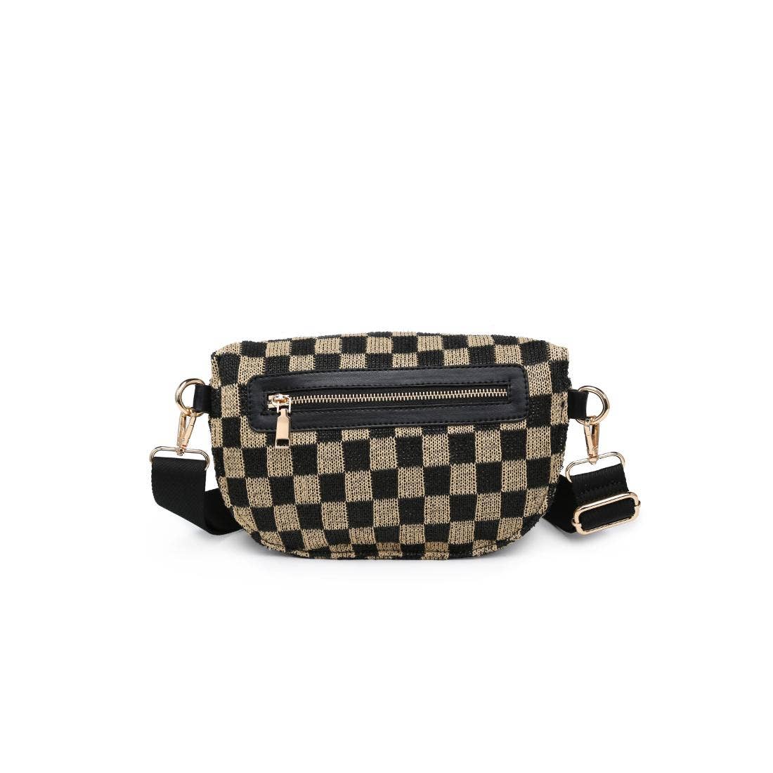 Gizelle Large Checker Belt Bag