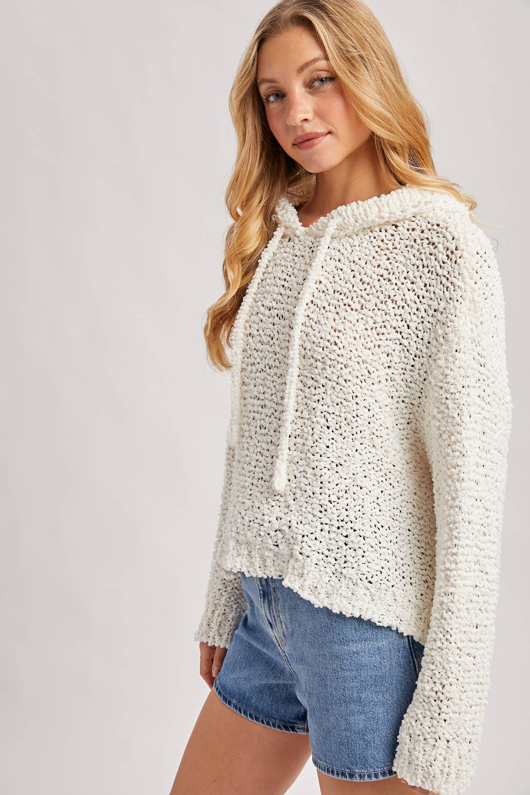 Raye Popcorn Sweater Hoodie