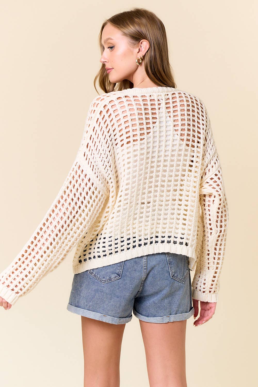 Raider Fishnet Cardigan