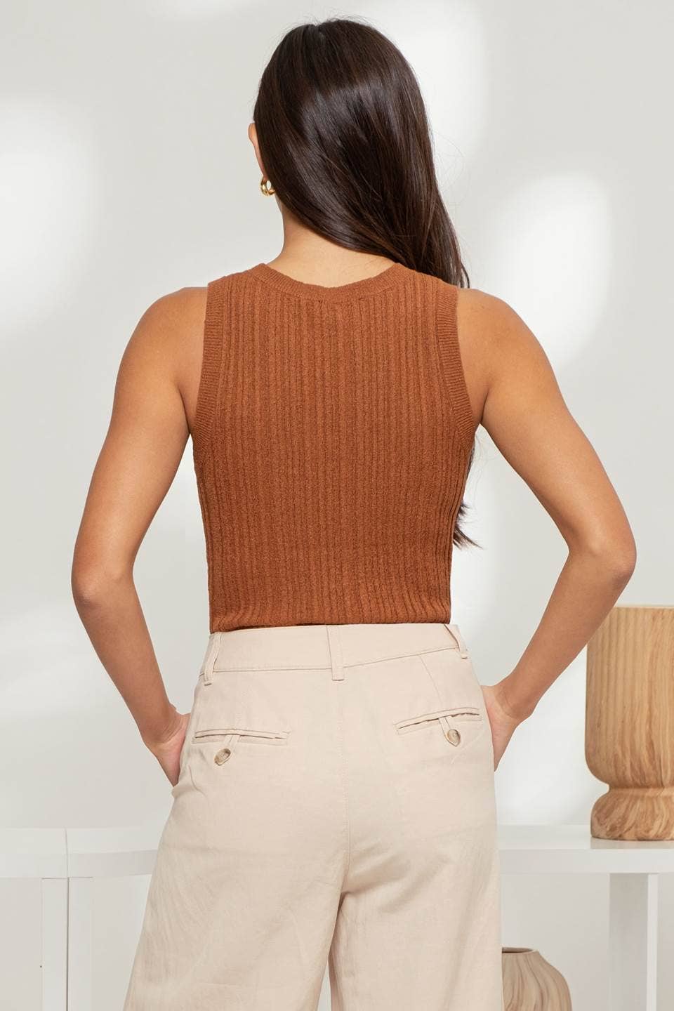 Sonnie Knit Copper Tank