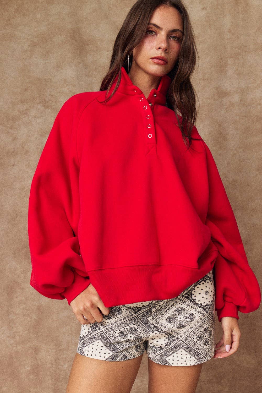 Piper Snap Button Collared Sweater (3 Colors!)