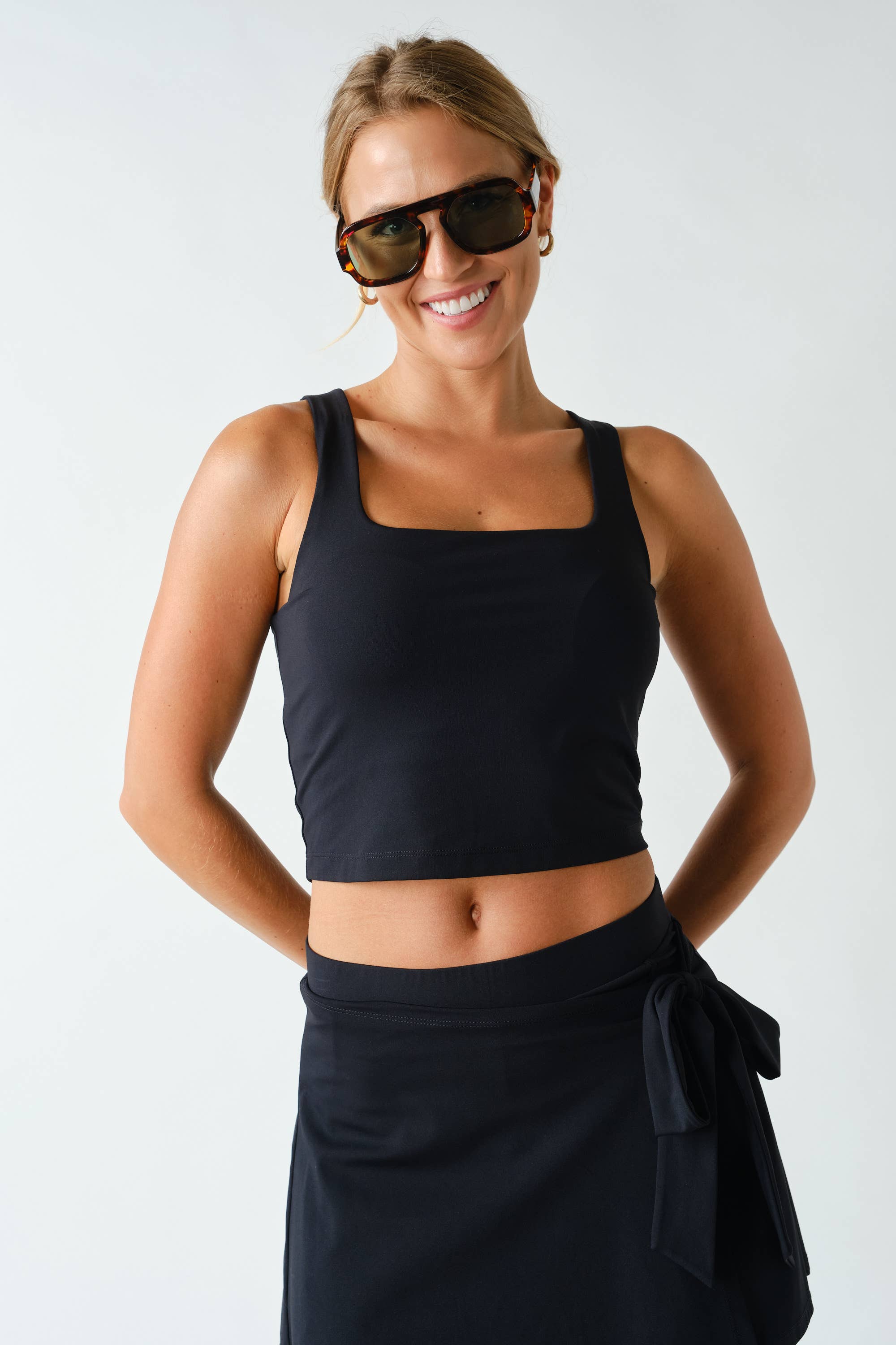 Reluxe Square Neck Performance Tank