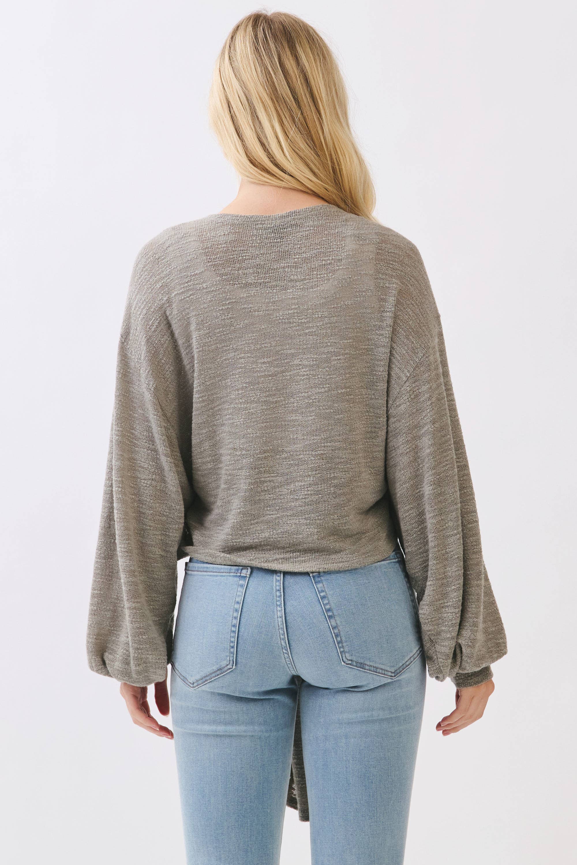 Verona Knit Tie Front Cardigan
