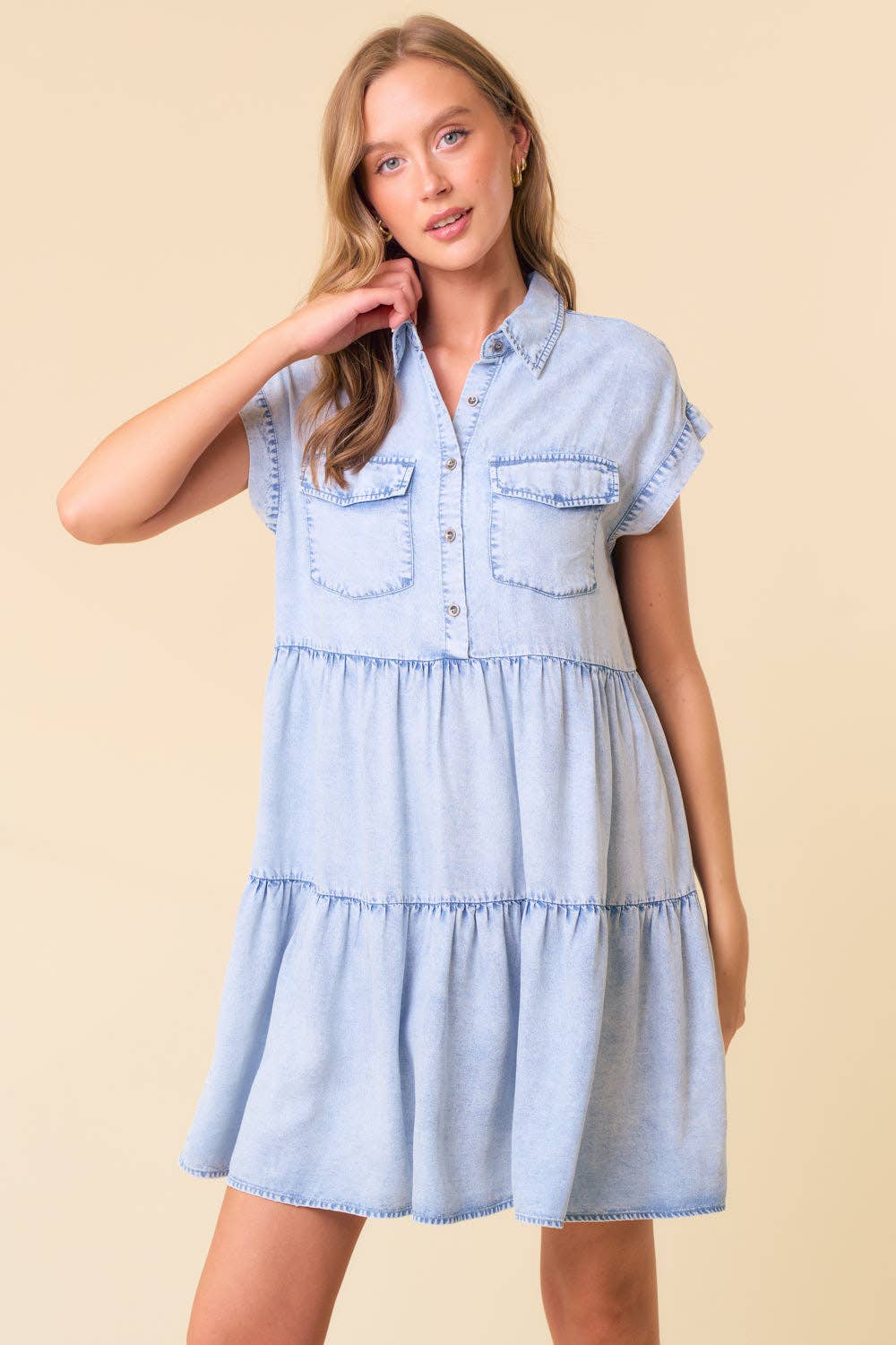 Bart Tencel Mini Dress