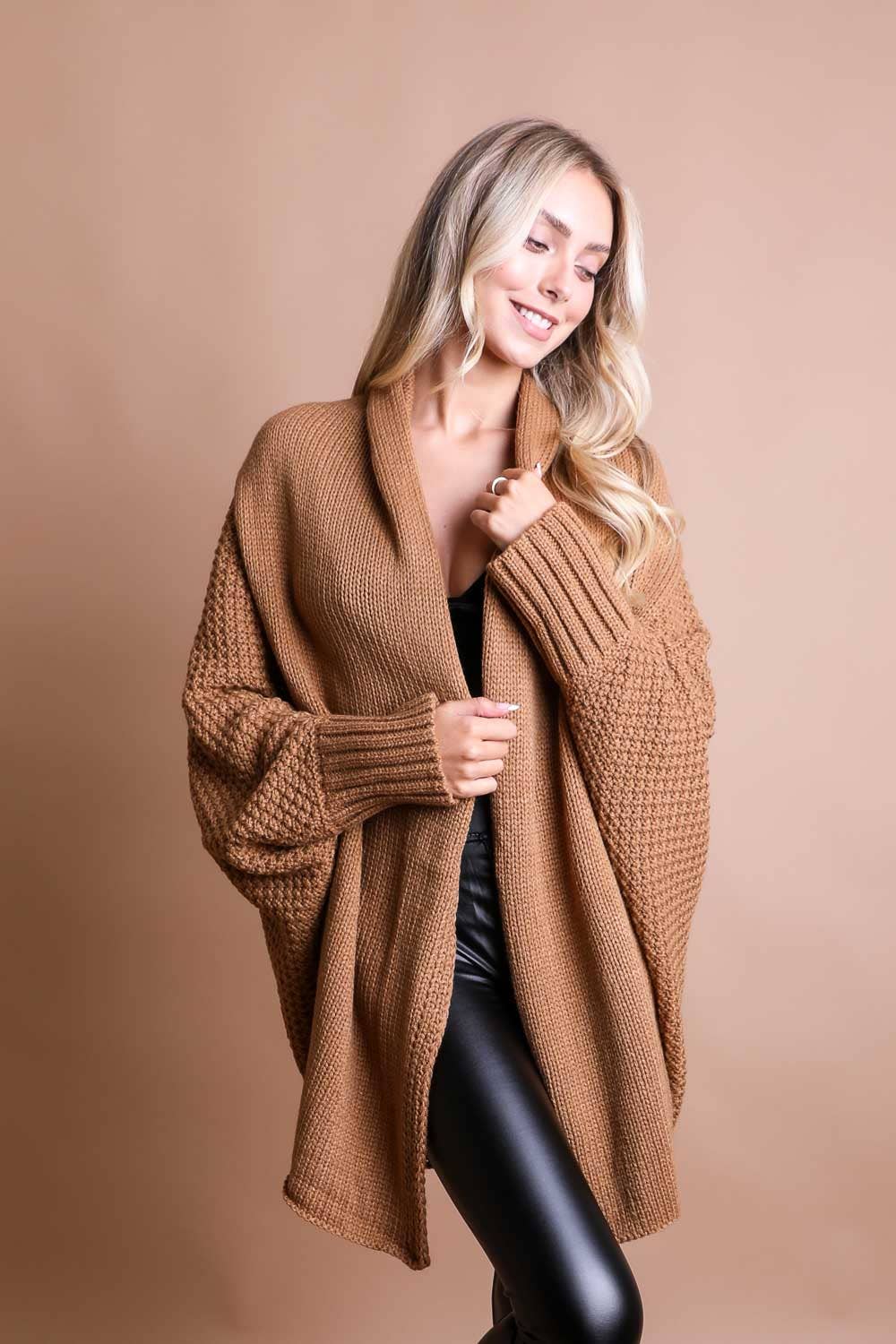 Stella Bat Sleeve Knit Cardigan (3 Colors!) PREORDER
